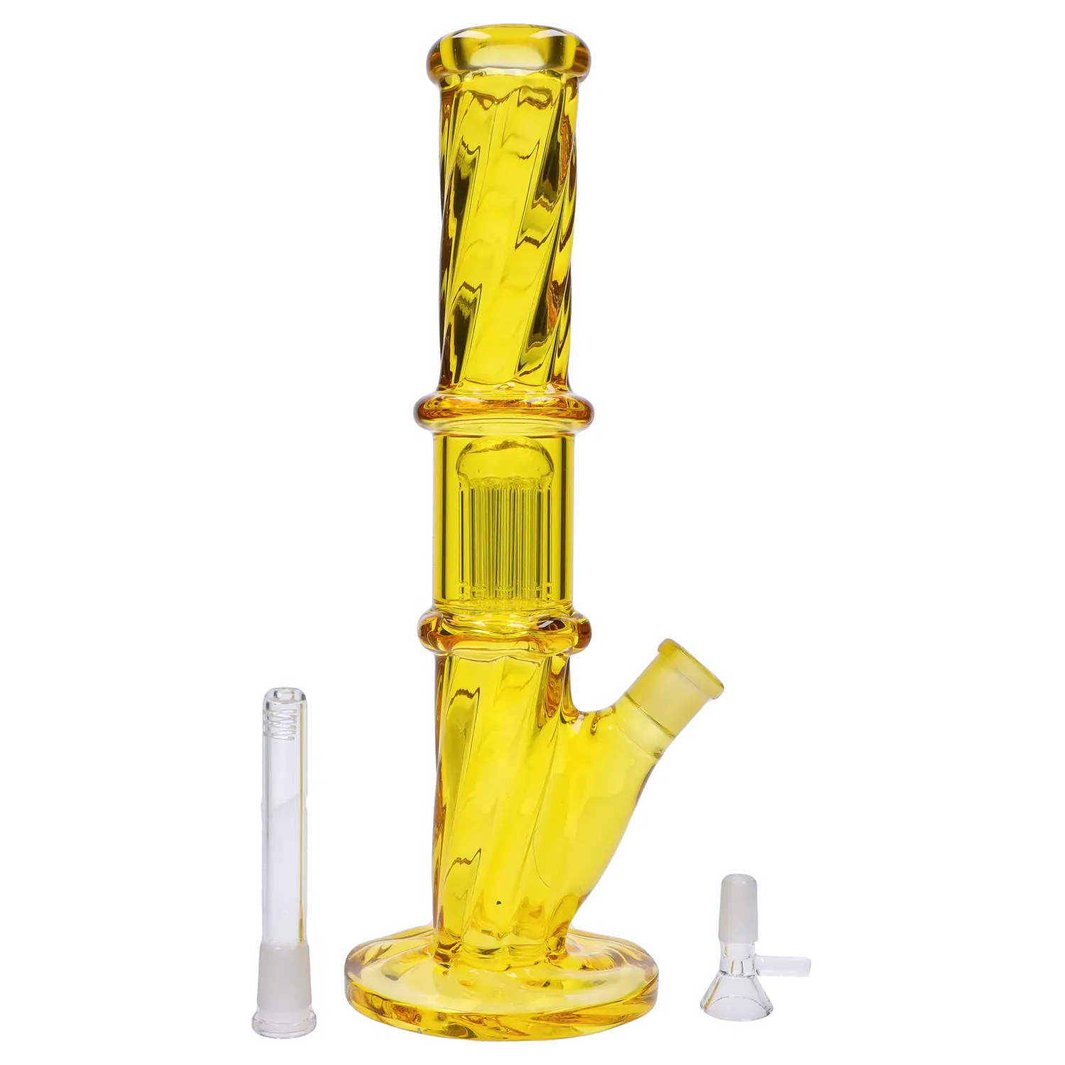 DHC Twisted Straight Tube with Tree Perc