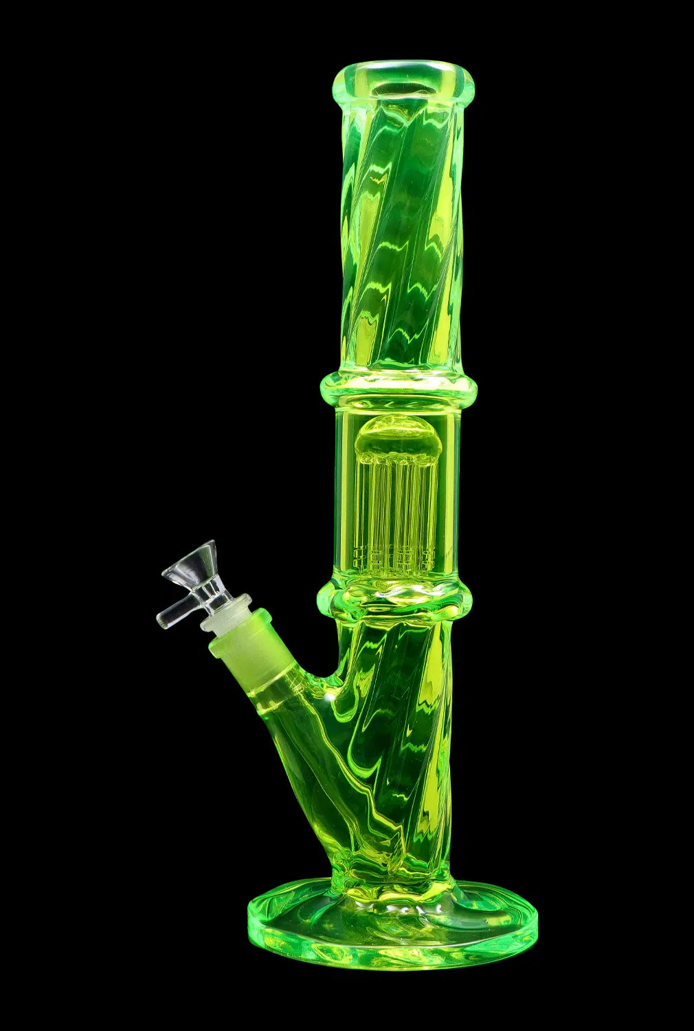 DHC Twisted Straight Tube with Tree Perc