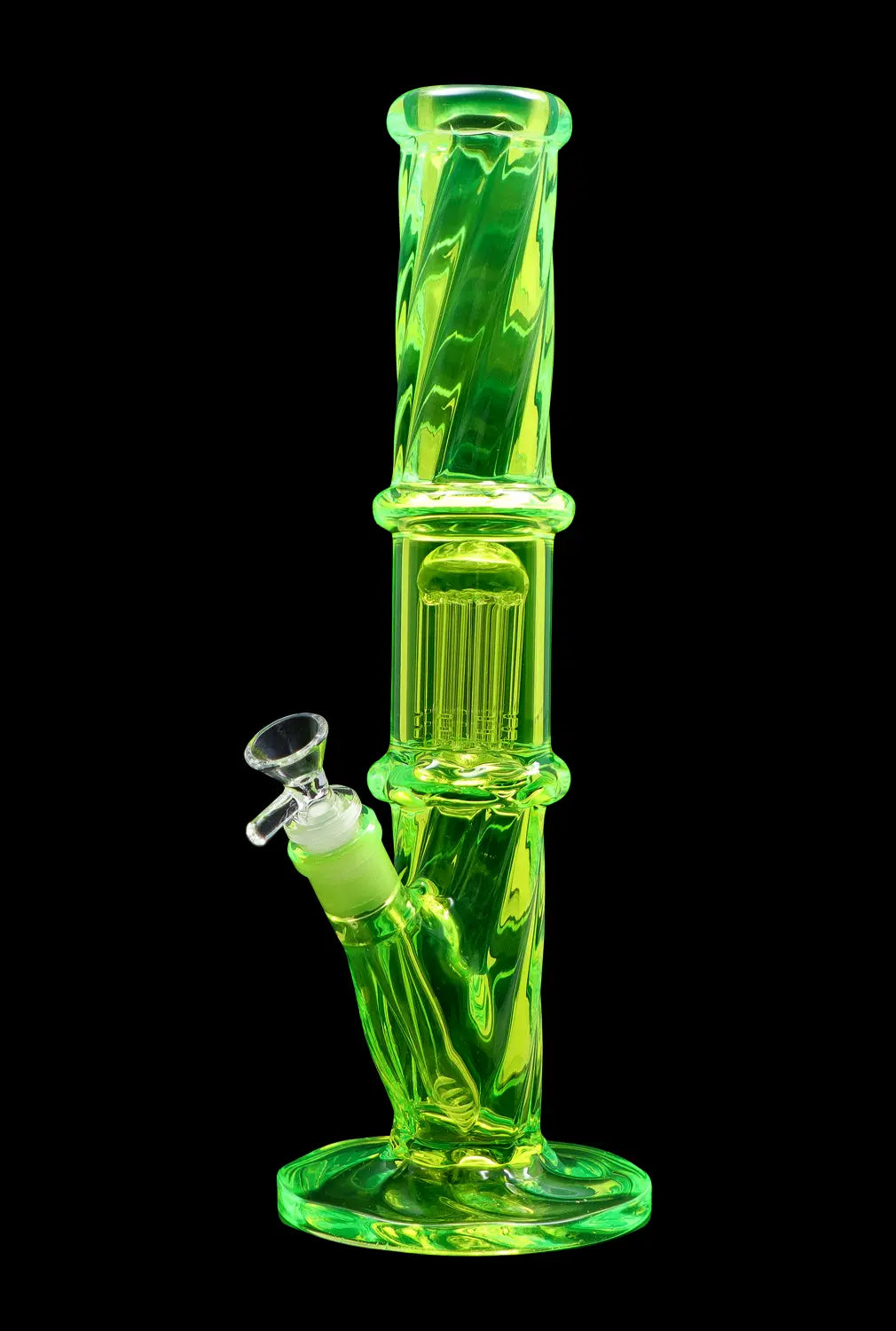 DHC Twisted Straight Tube with Tree Perc