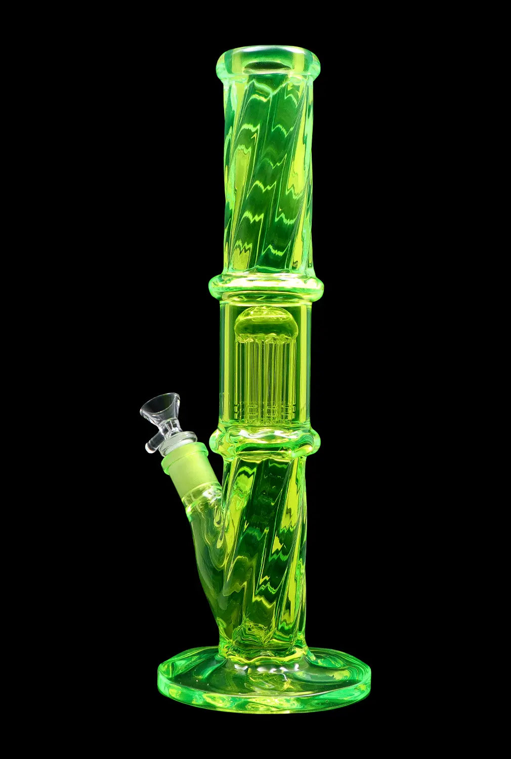 DHC Twisted Straight Tube with Tree Perc