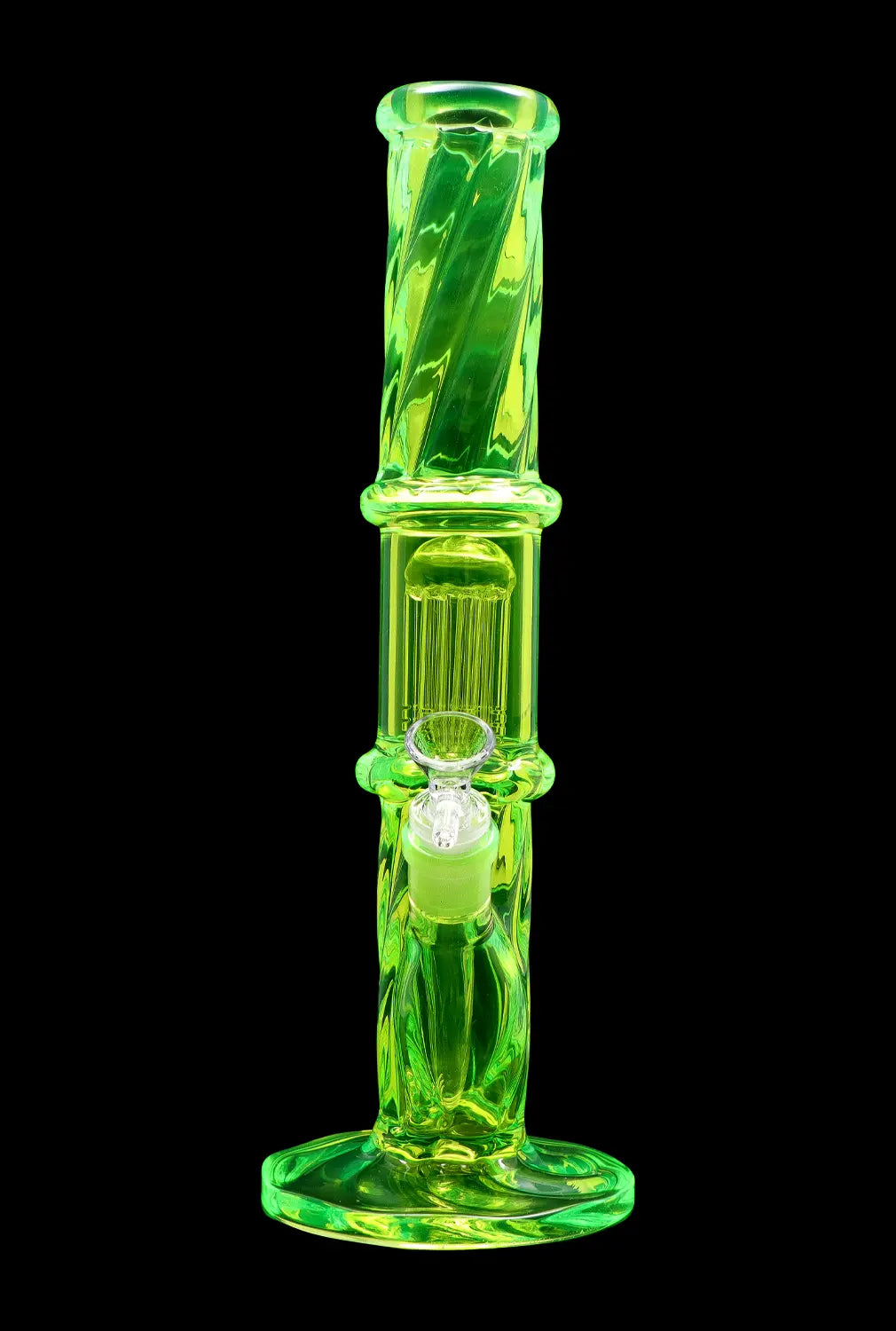 DHC Twisted Straight Tube with Tree Perc