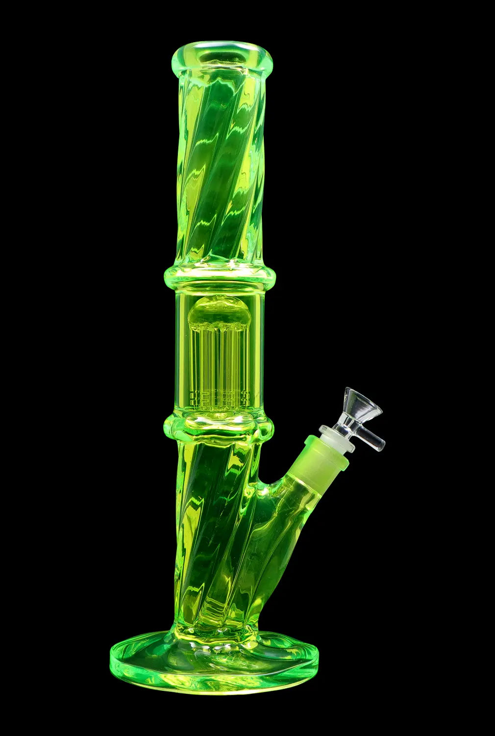 DHC Twisted Straight Tube with Tree Perc