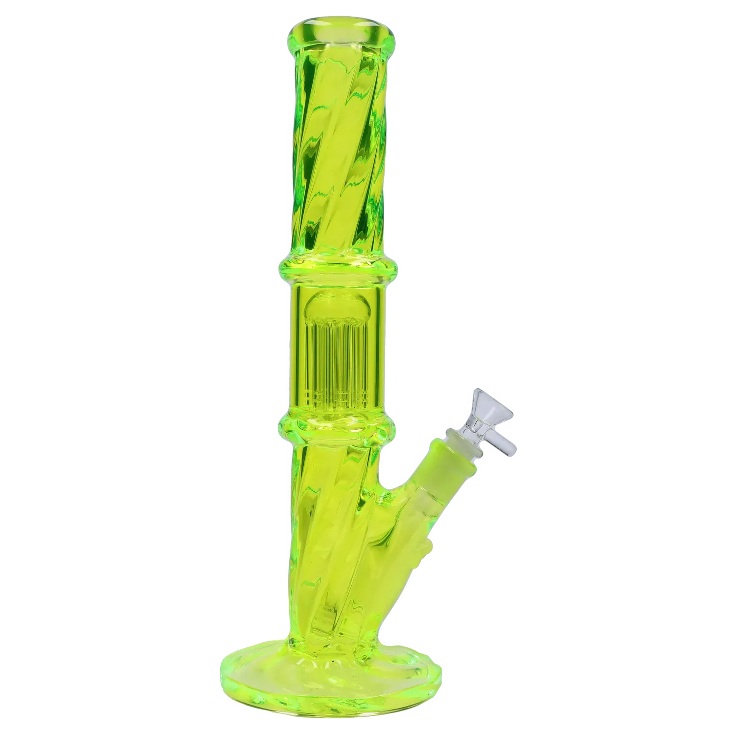 DHC Twisted Straight Tube with Tree Perc