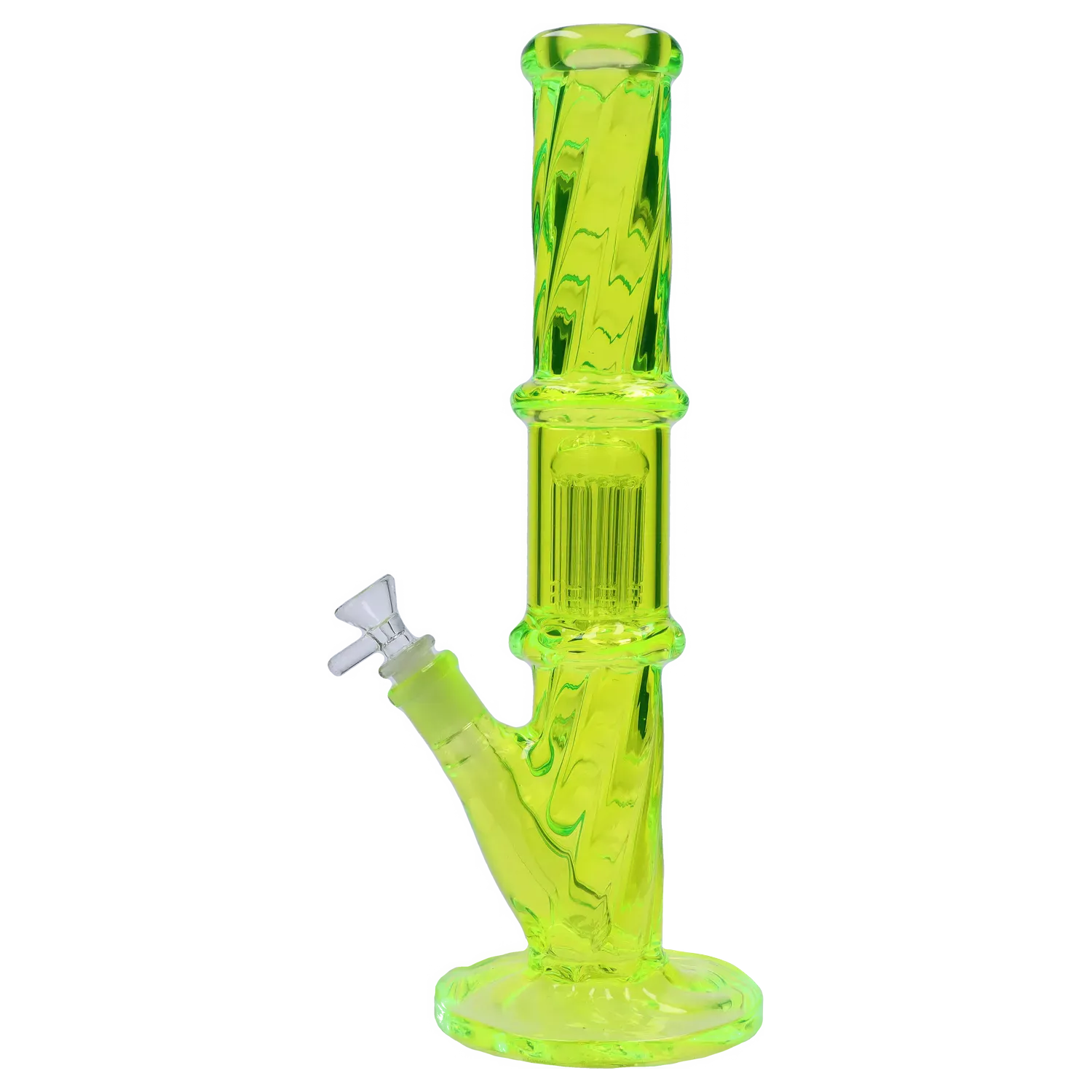 DHC Twisted Straight Tube with Tree Perc