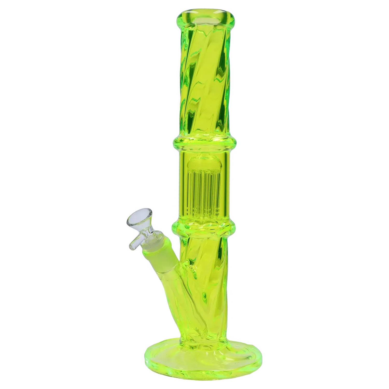 DHC Twisted Straight Tube with Tree Perc