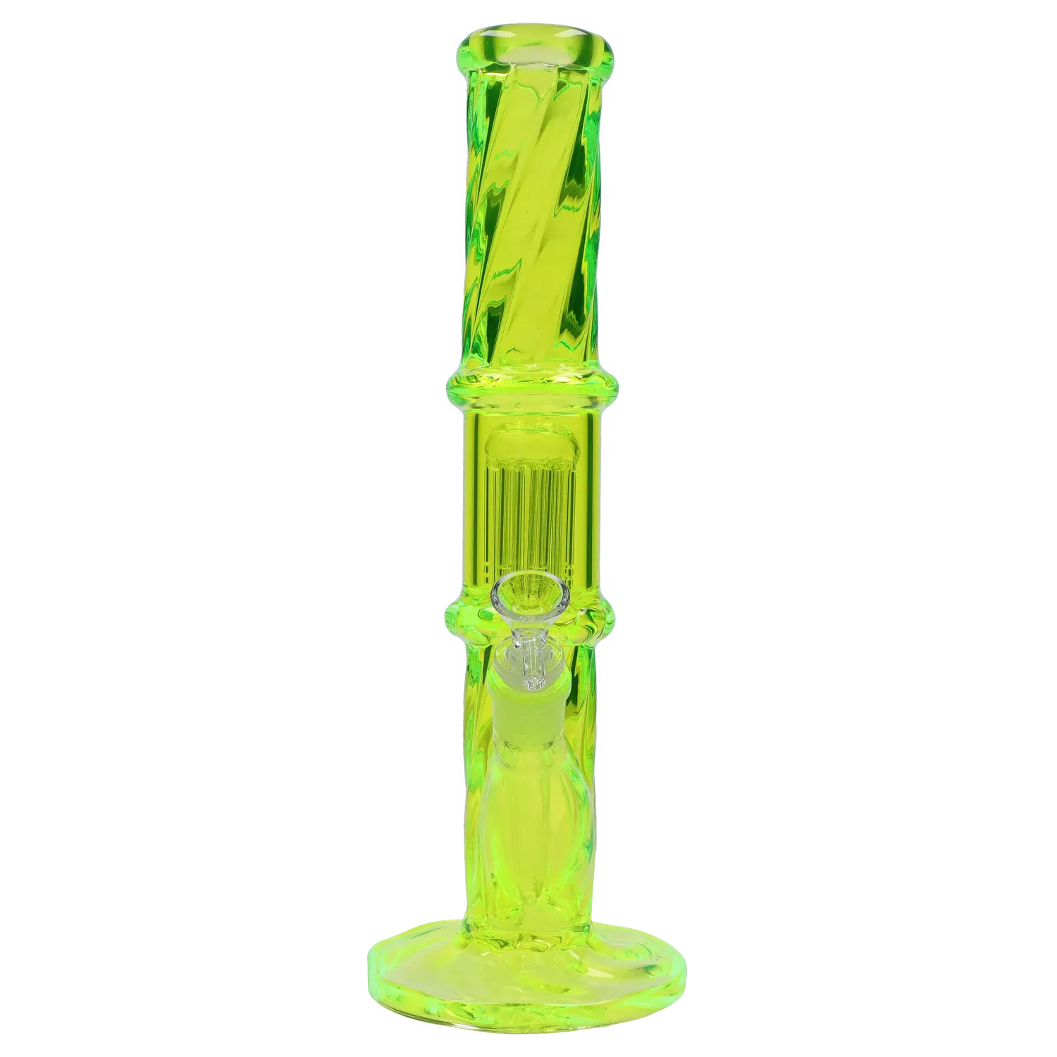 DHC Twisted Straight Tube with Tree Perc