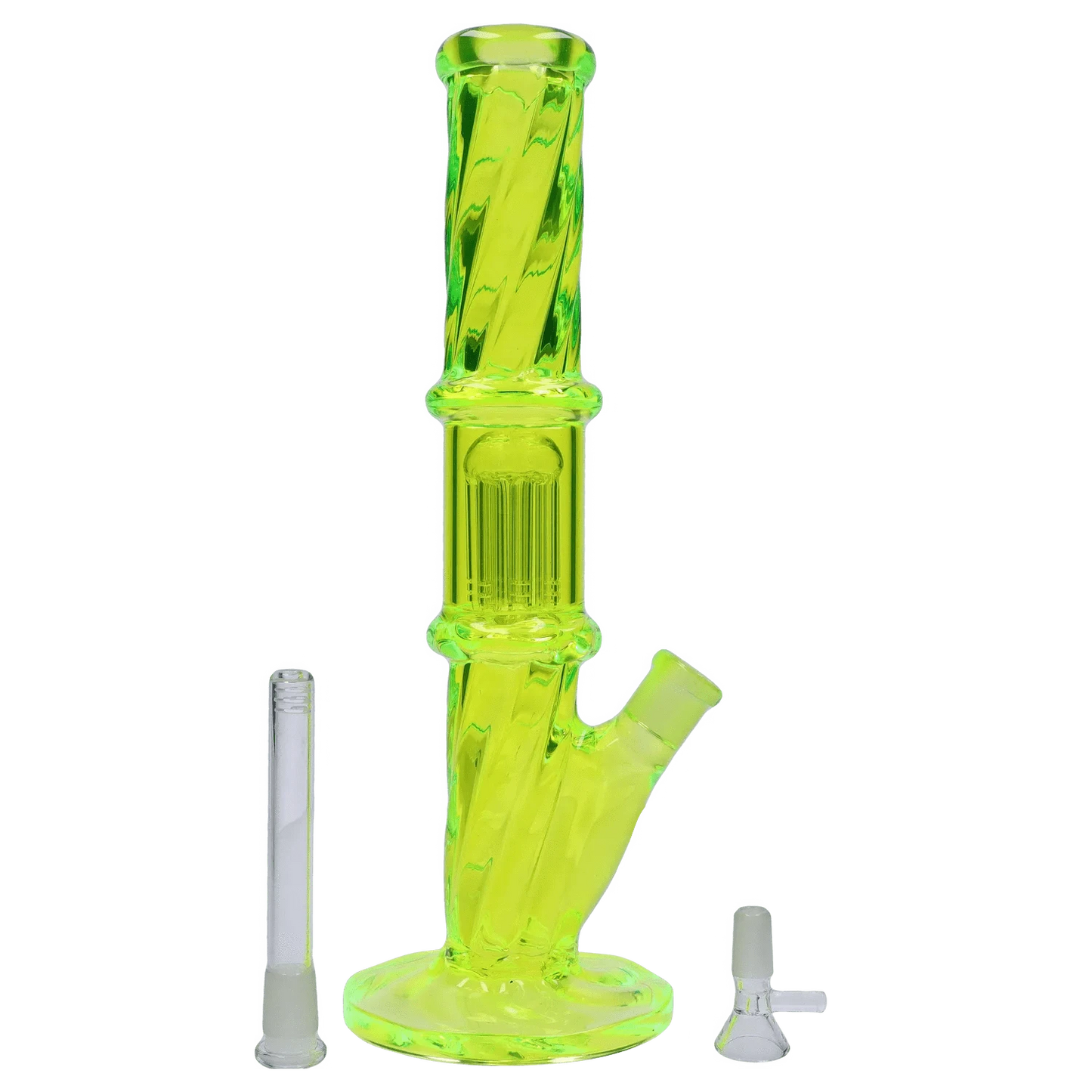 DHC Twisted Straight Tube with Tree Perc