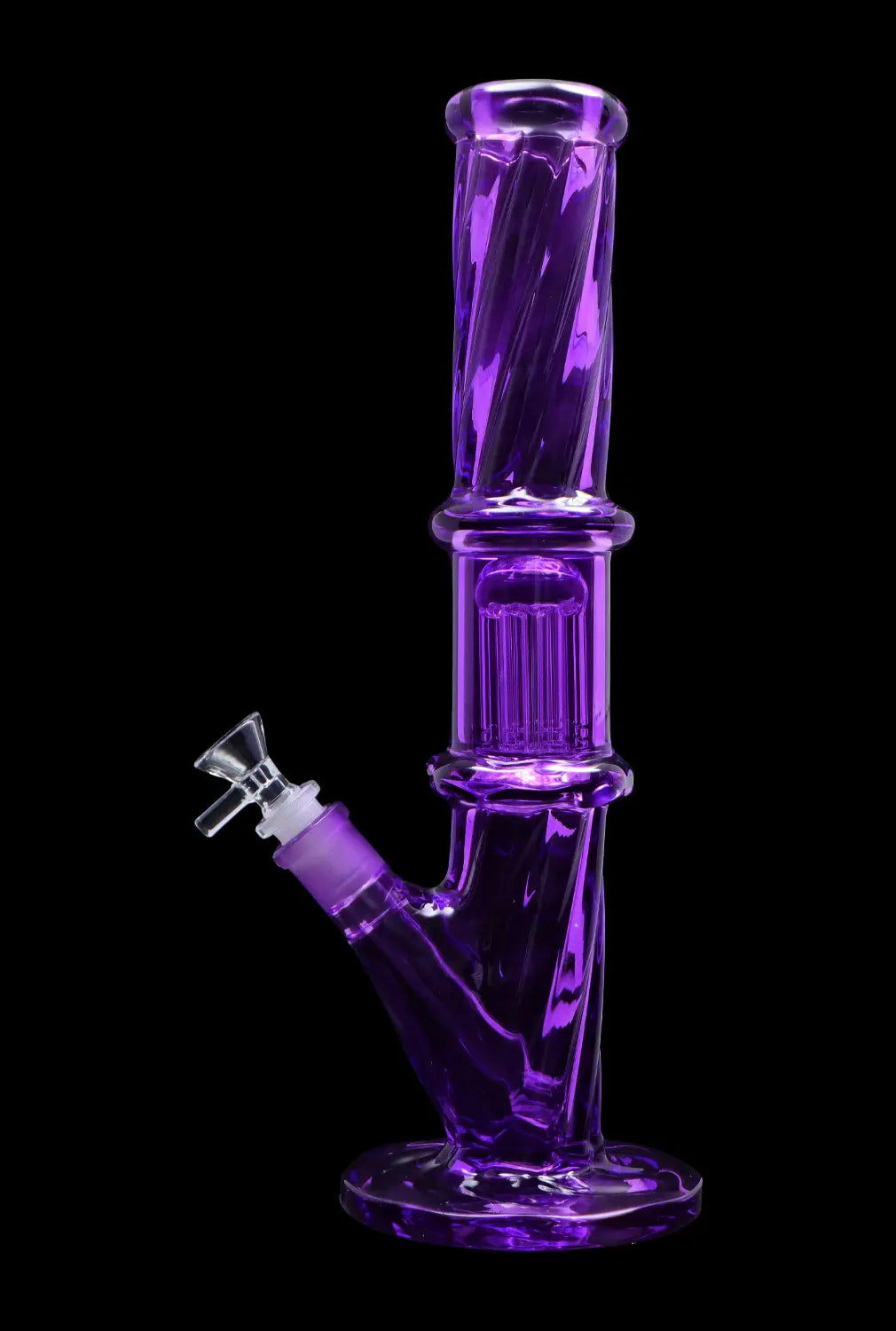 DHC Twisted Straight Tube with Tree Perc