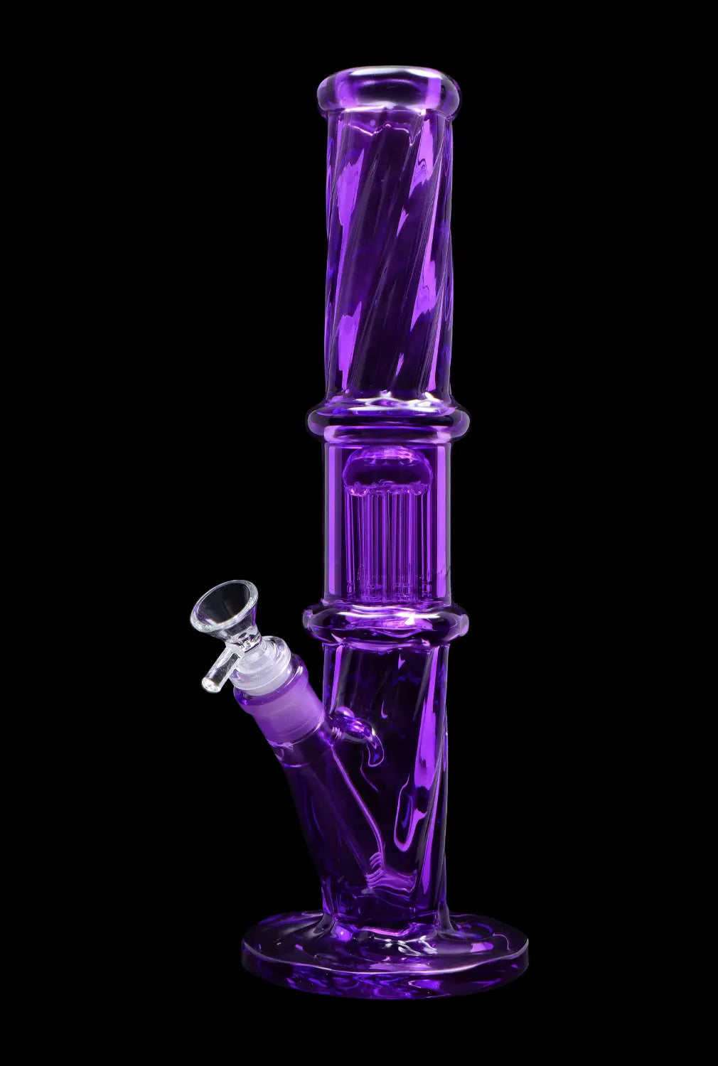 DHC Twisted Straight Tube with Tree Perc