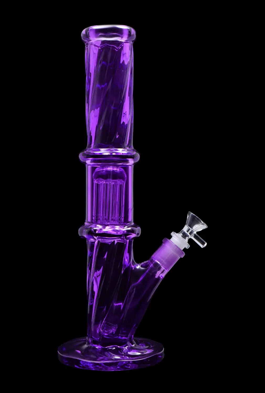 DHC Twisted Straight Tube with Tree Perc