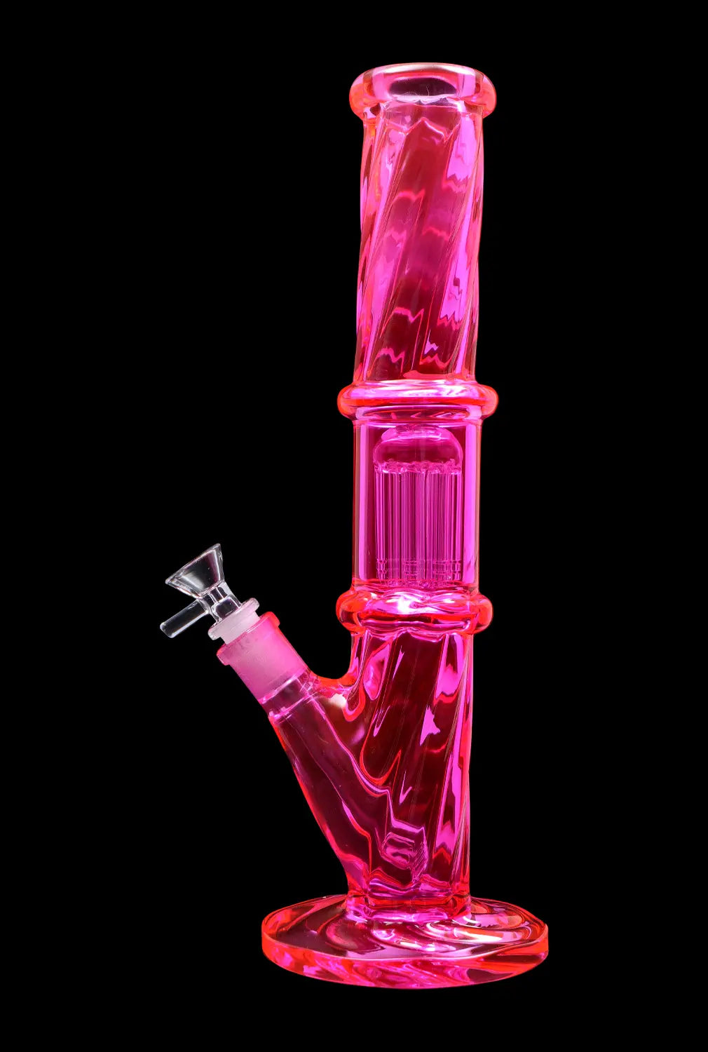 DHC Twisted Straight Tube with Tree Perc