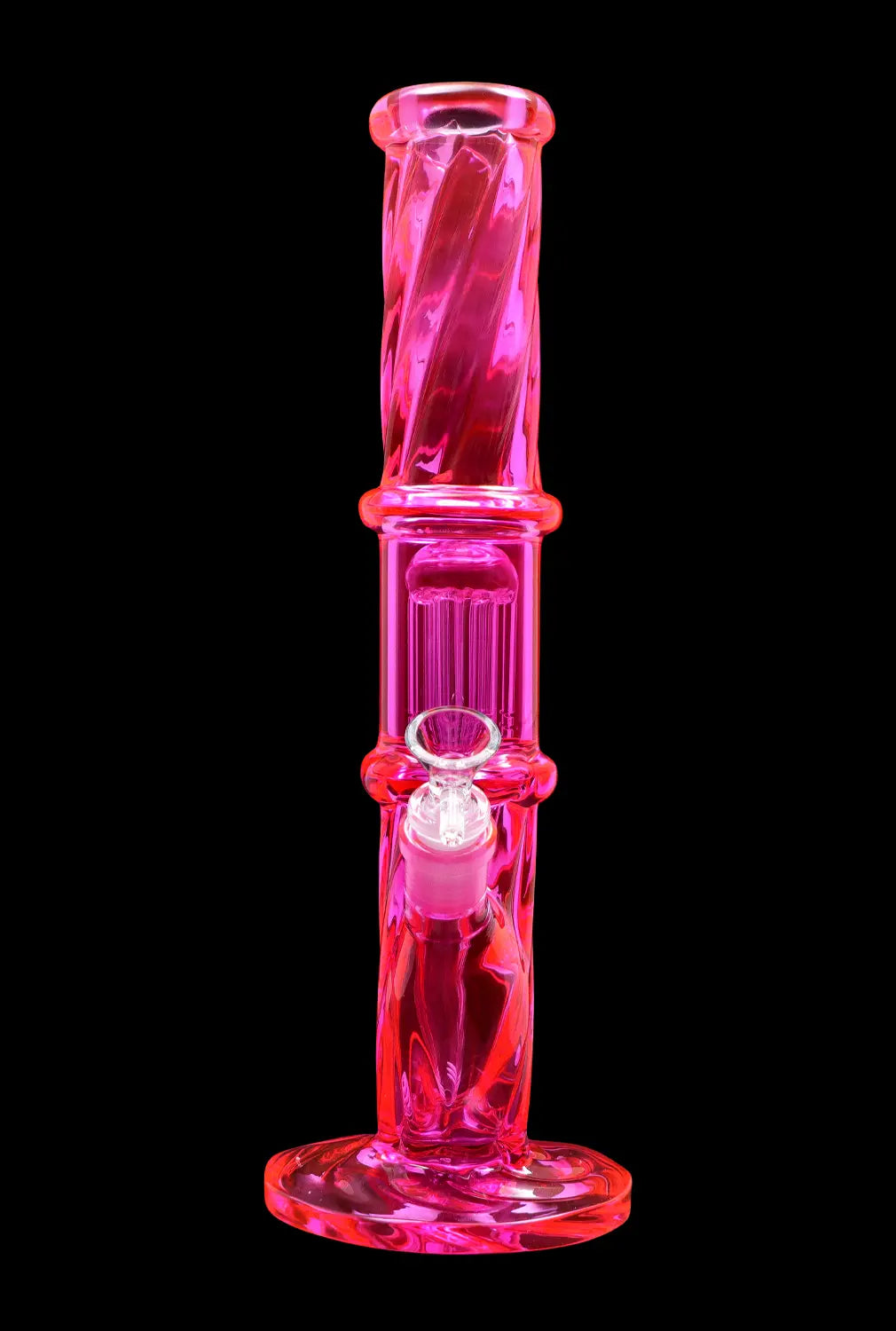 DHC Twisted Straight Tube with Tree Perc