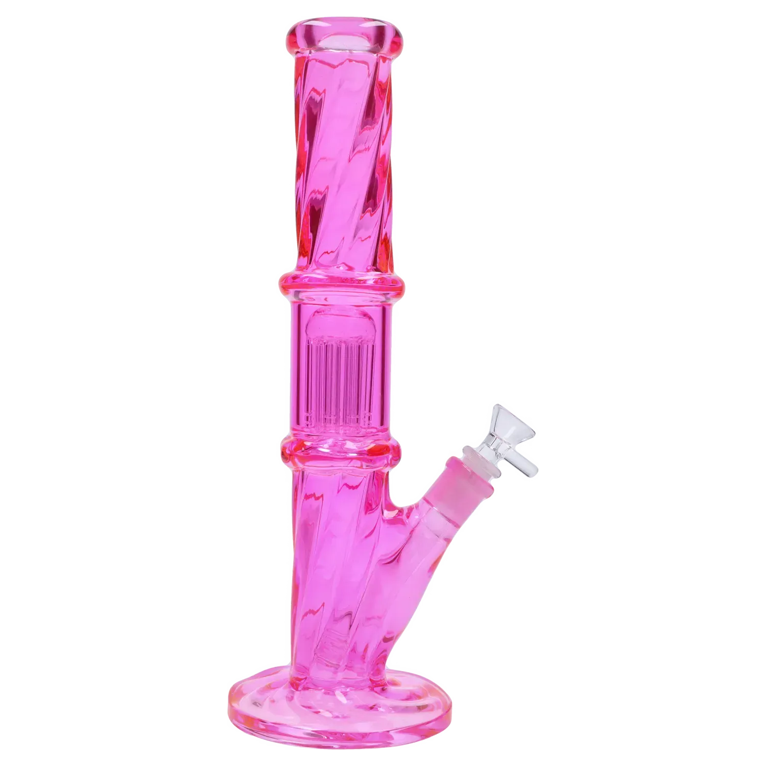 DHC Twisted Straight Tube with Tree Perc