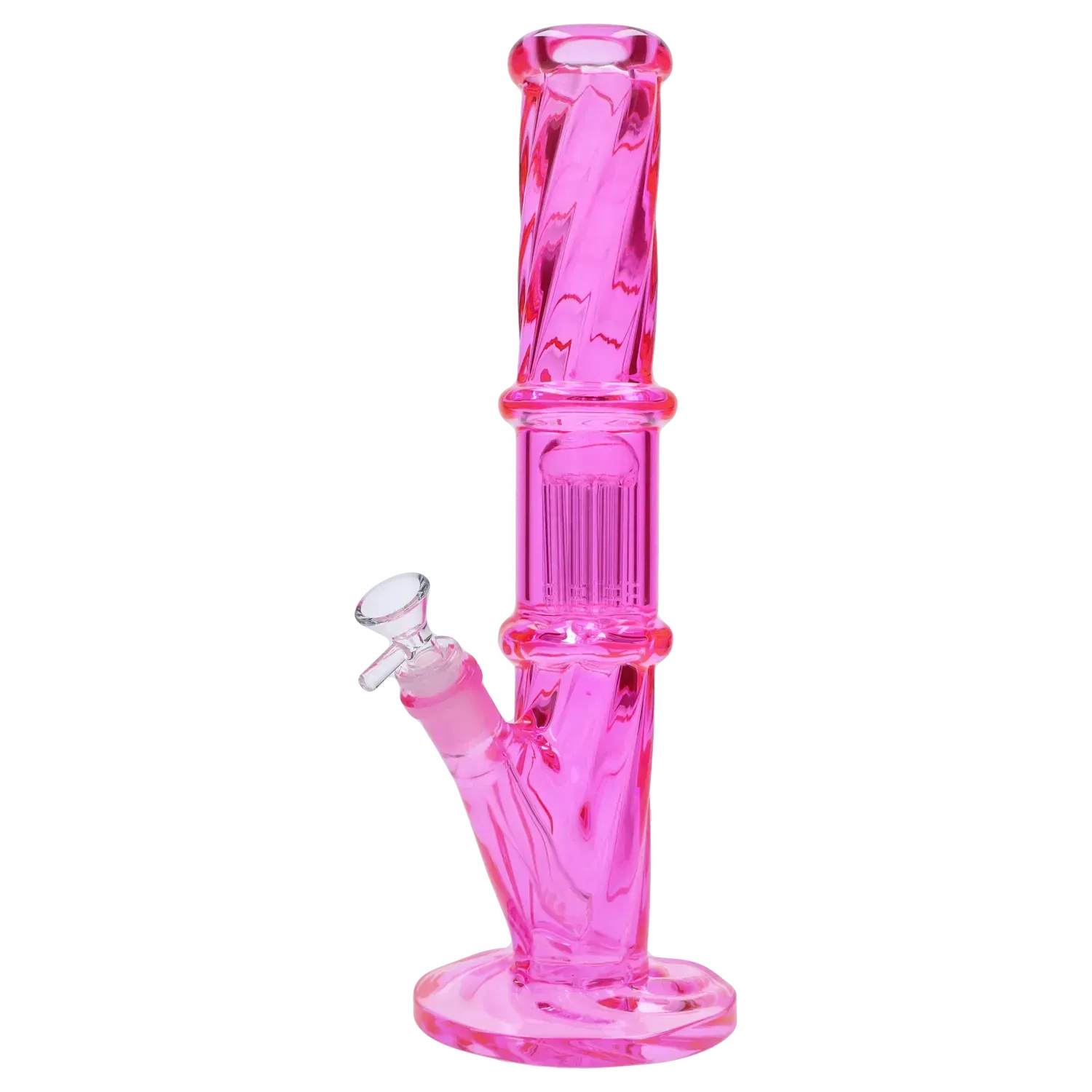 DHC Twisted Straight Tube with Tree Perc