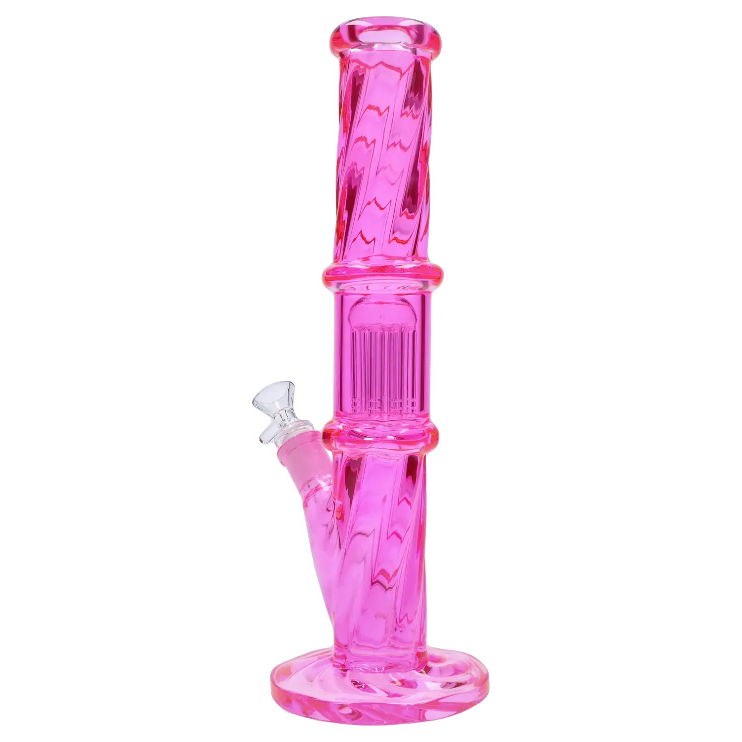 DHC Twisted Straight Tube with Tree Perc