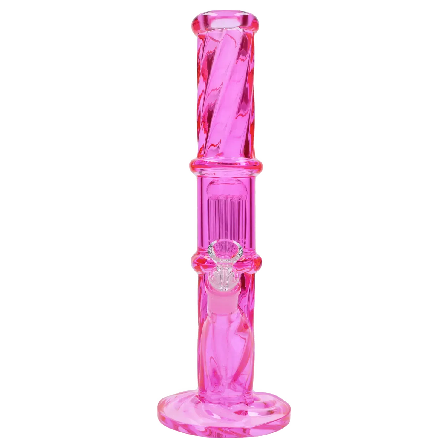 DHC Twisted Straight Tube with Tree Perc