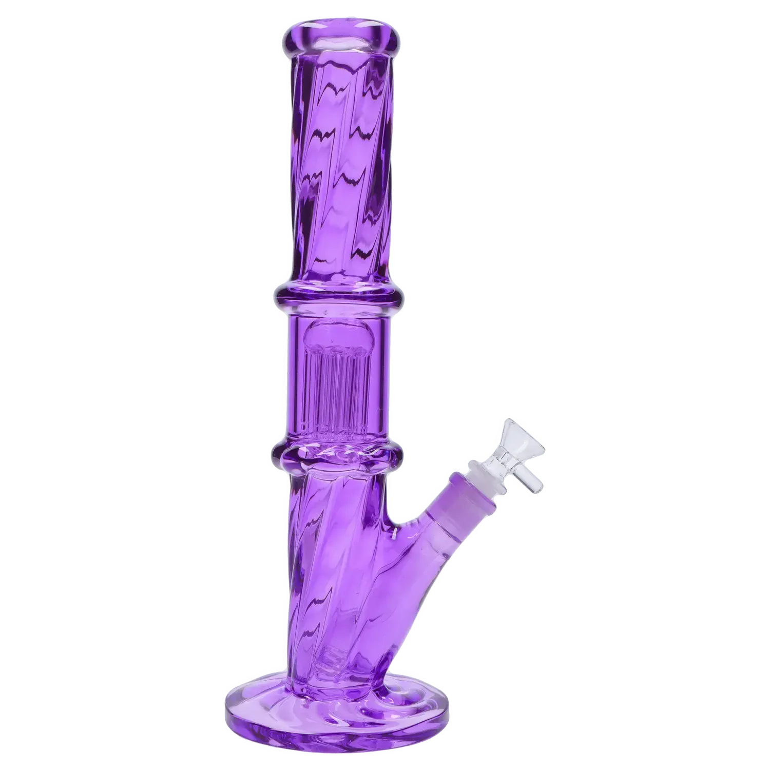 DHC Twisted Straight Tube with Tree Perc