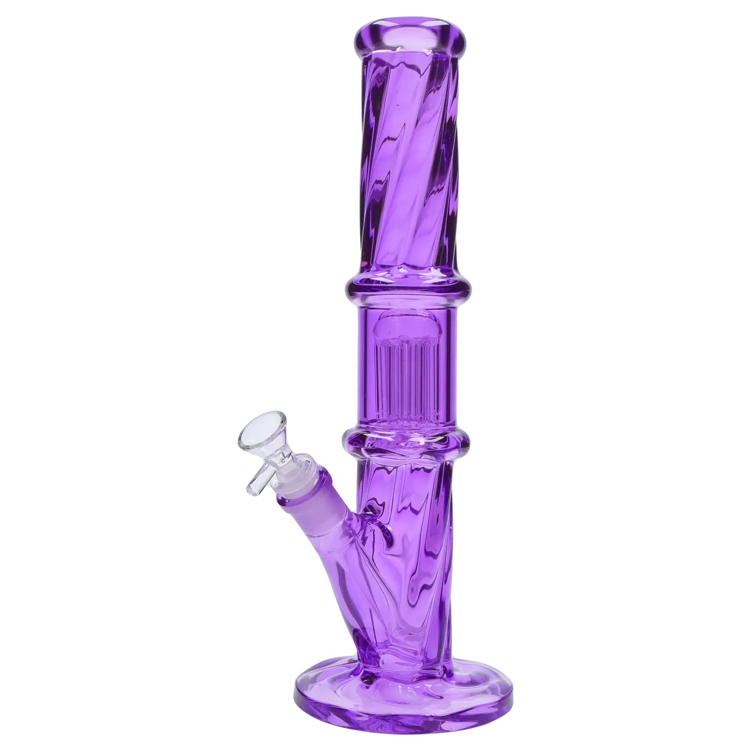 DHC Twisted Straight Tube with Tree Perc