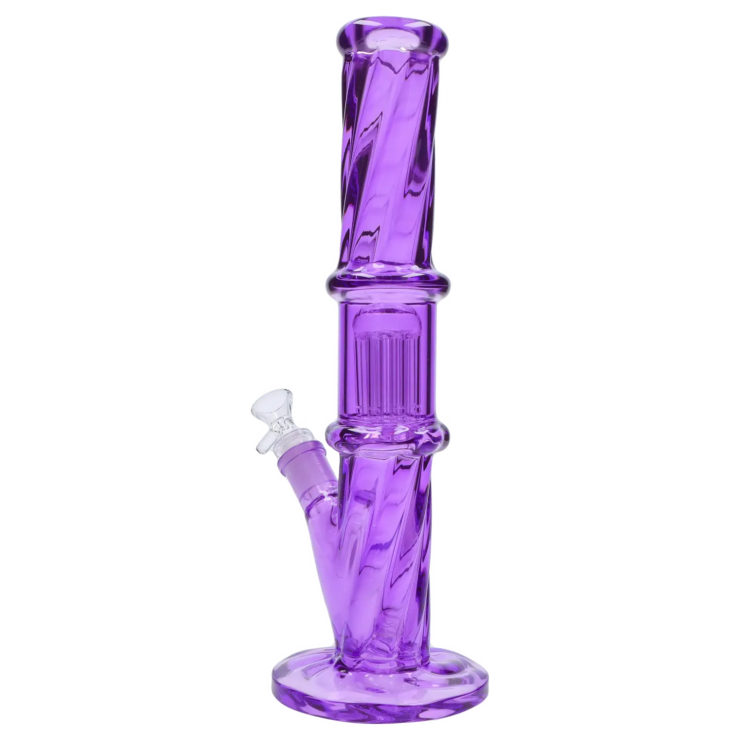 DHC Twisted Straight Tube with Tree Perc