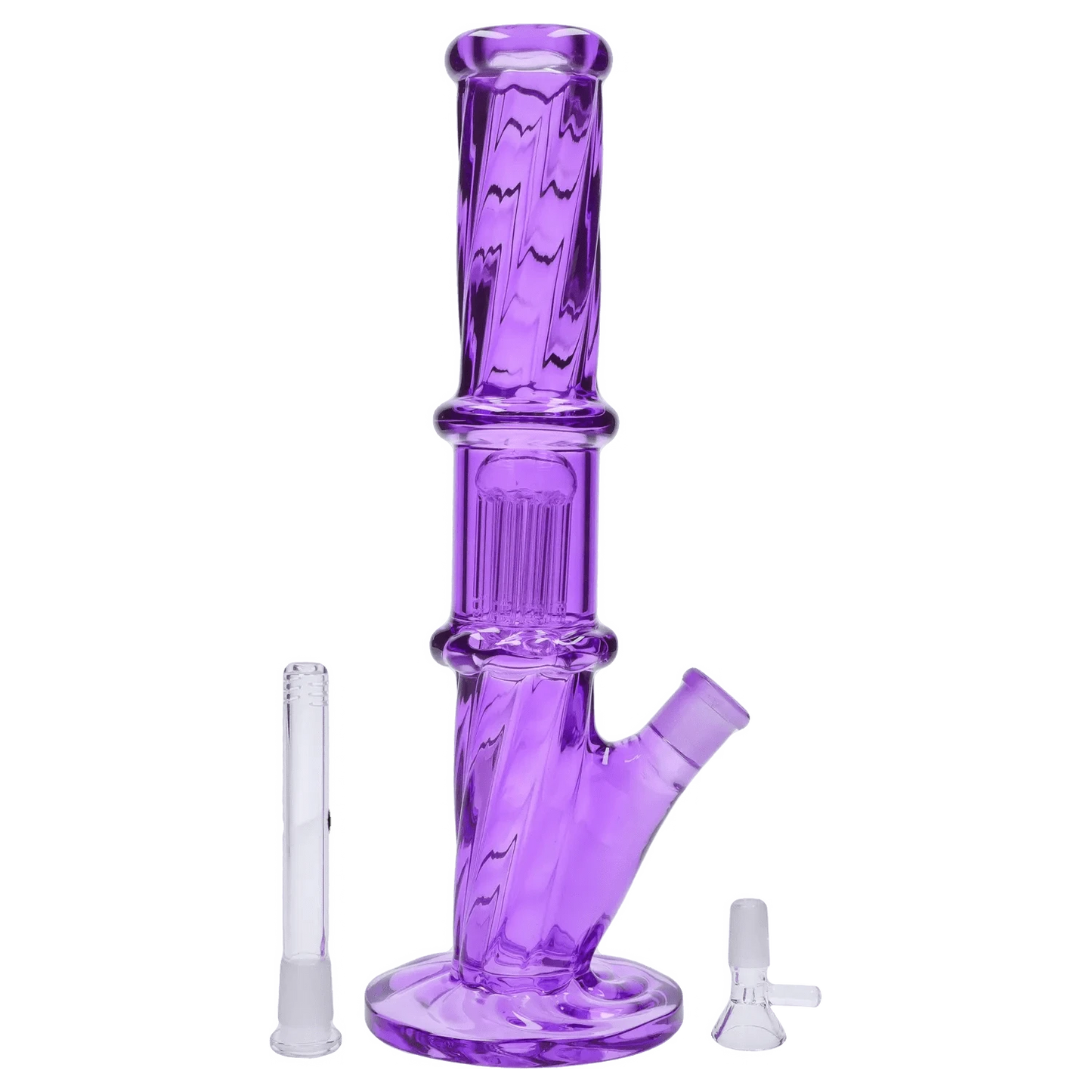 DHC Twisted Straight Tube with Tree Perc