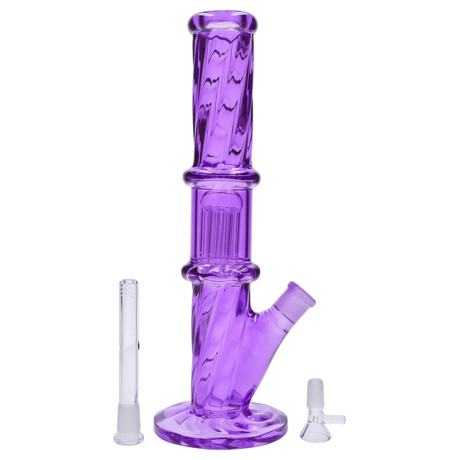 DHC Twisted Straight Tube with Tree Perc