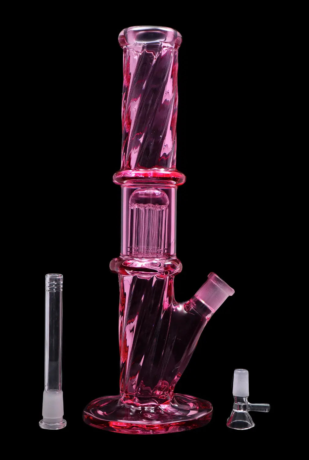 DHC Twisted Straight Tube with Tree Perc