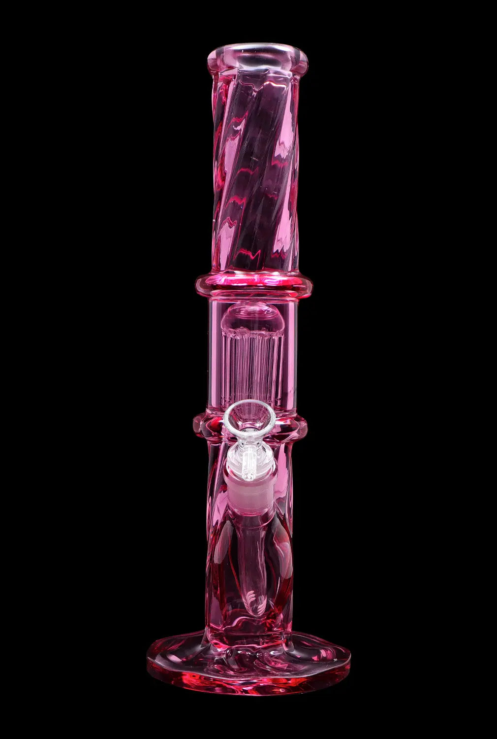 DHC Twisted Straight Tube with Tree Perc