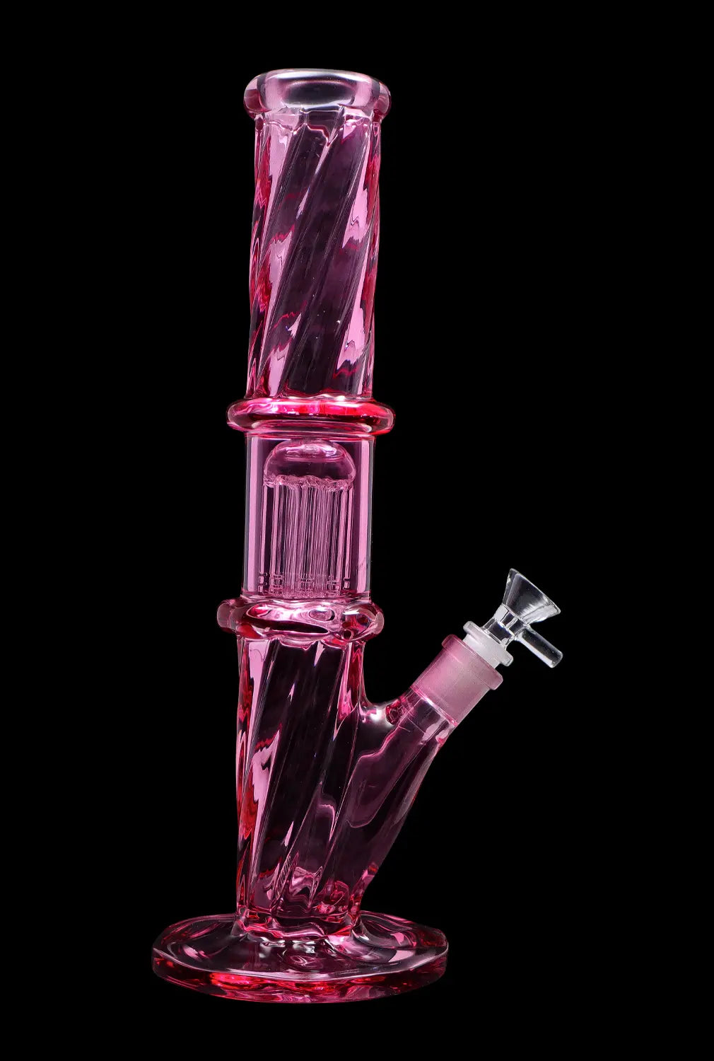DHC Twisted Straight Tube with Tree Perc