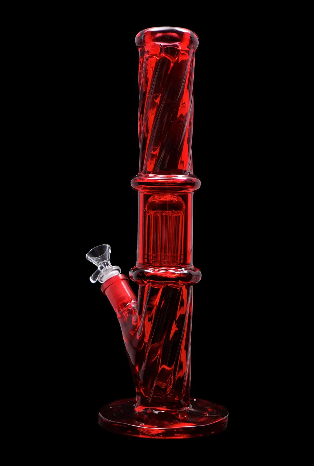 DHC Twisted Straight Tube with Tree Perc
