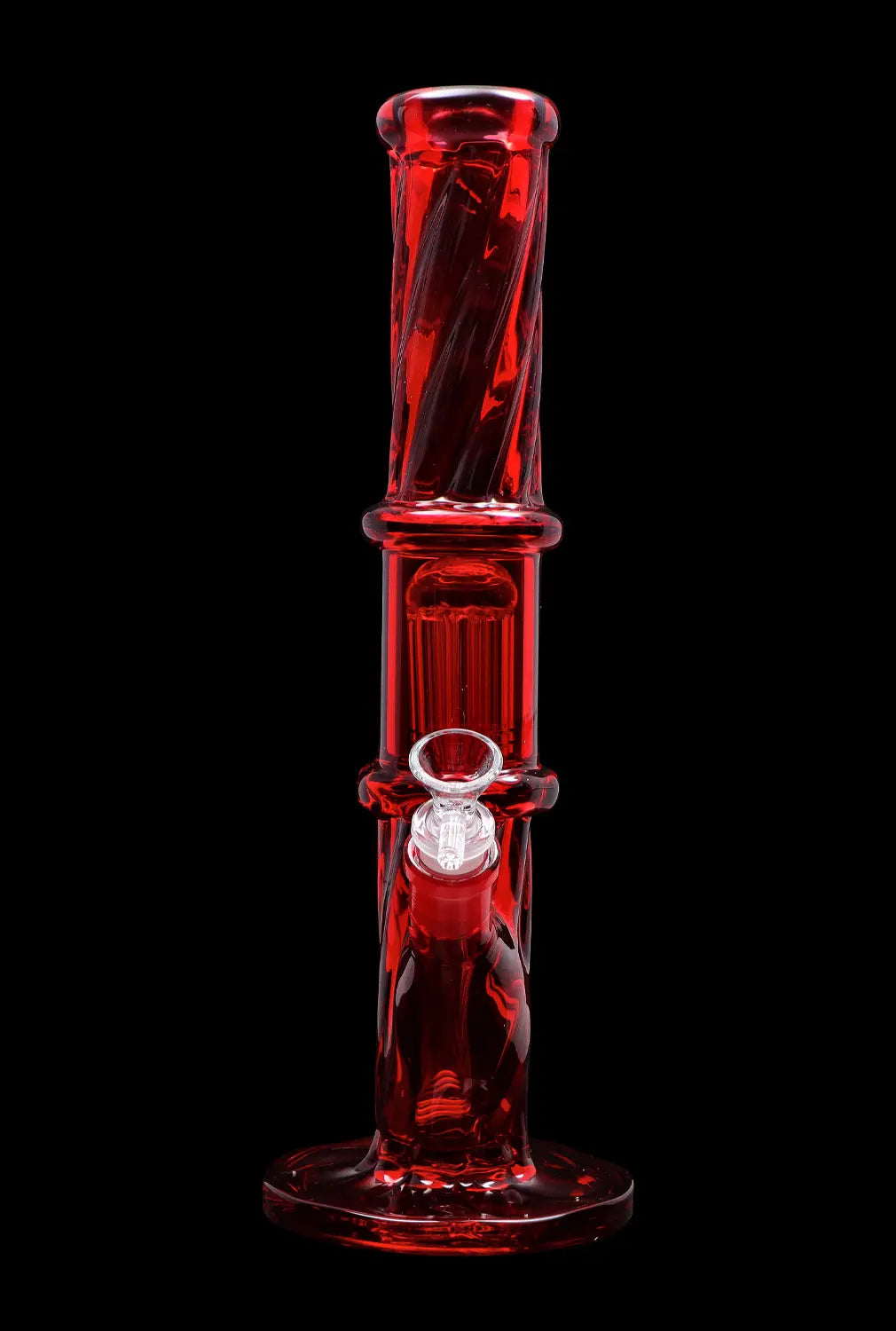 DHC Twisted Straight Tube with Tree Perc