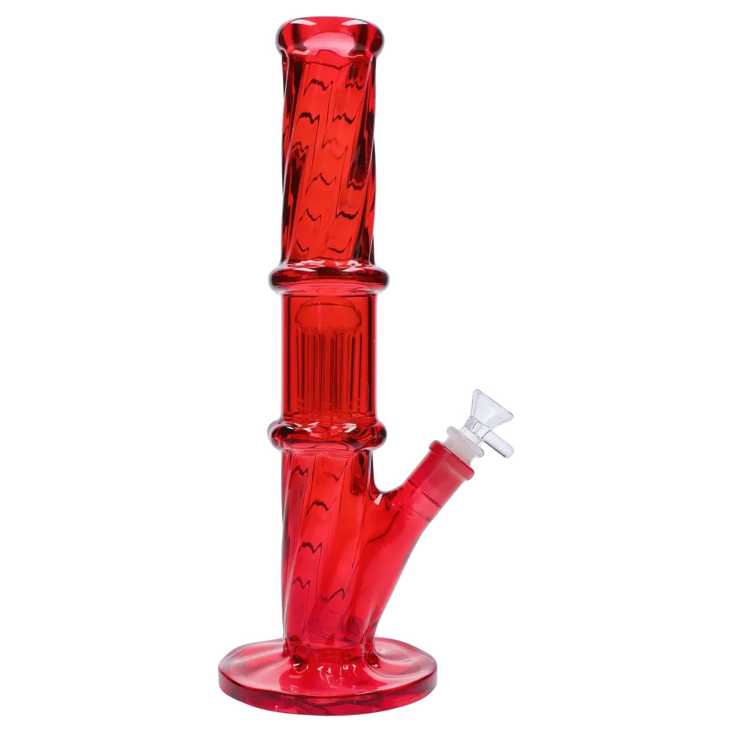 DHC Twisted Straight Tube with Tree Perc