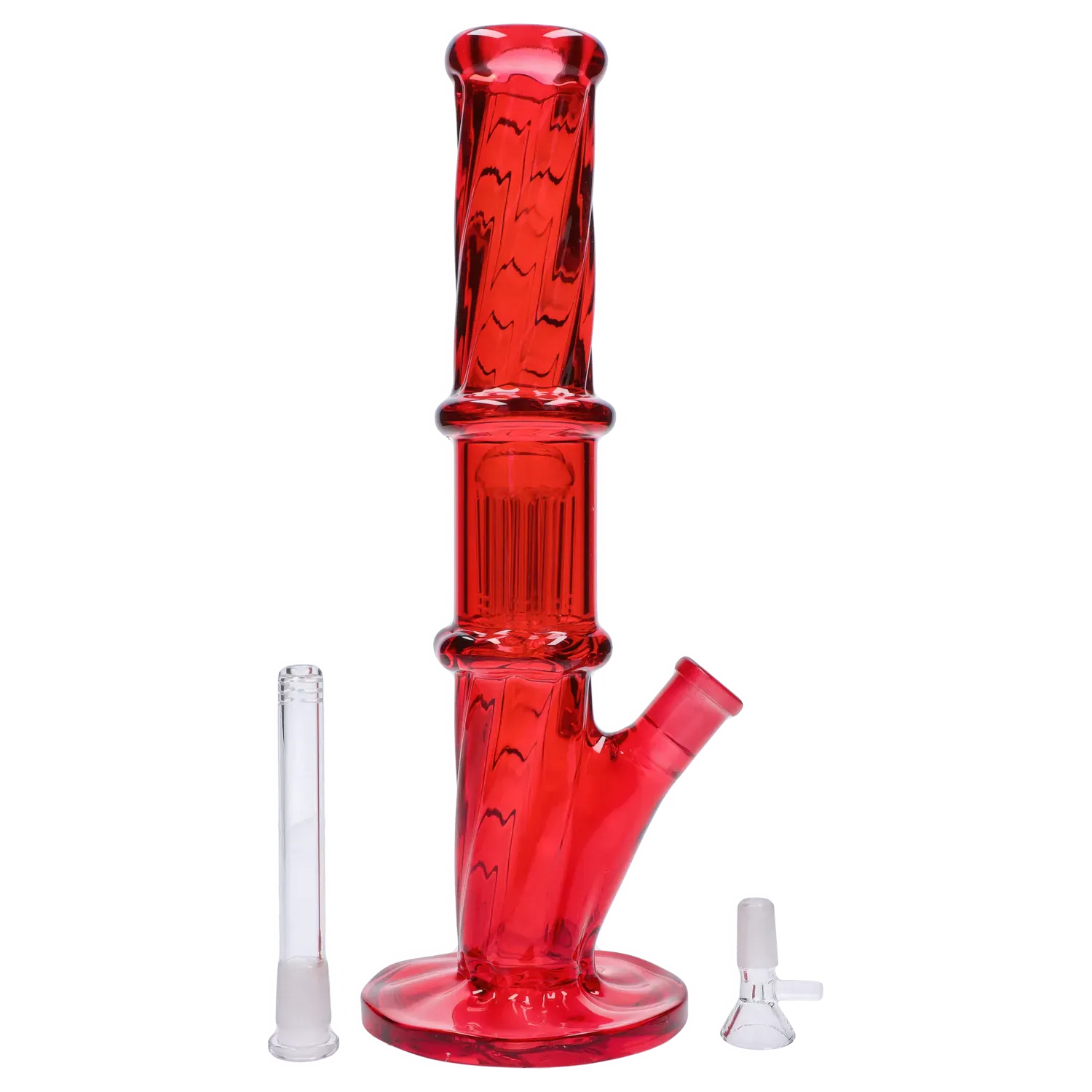DHC Twisted Straight Tube with Tree Perc