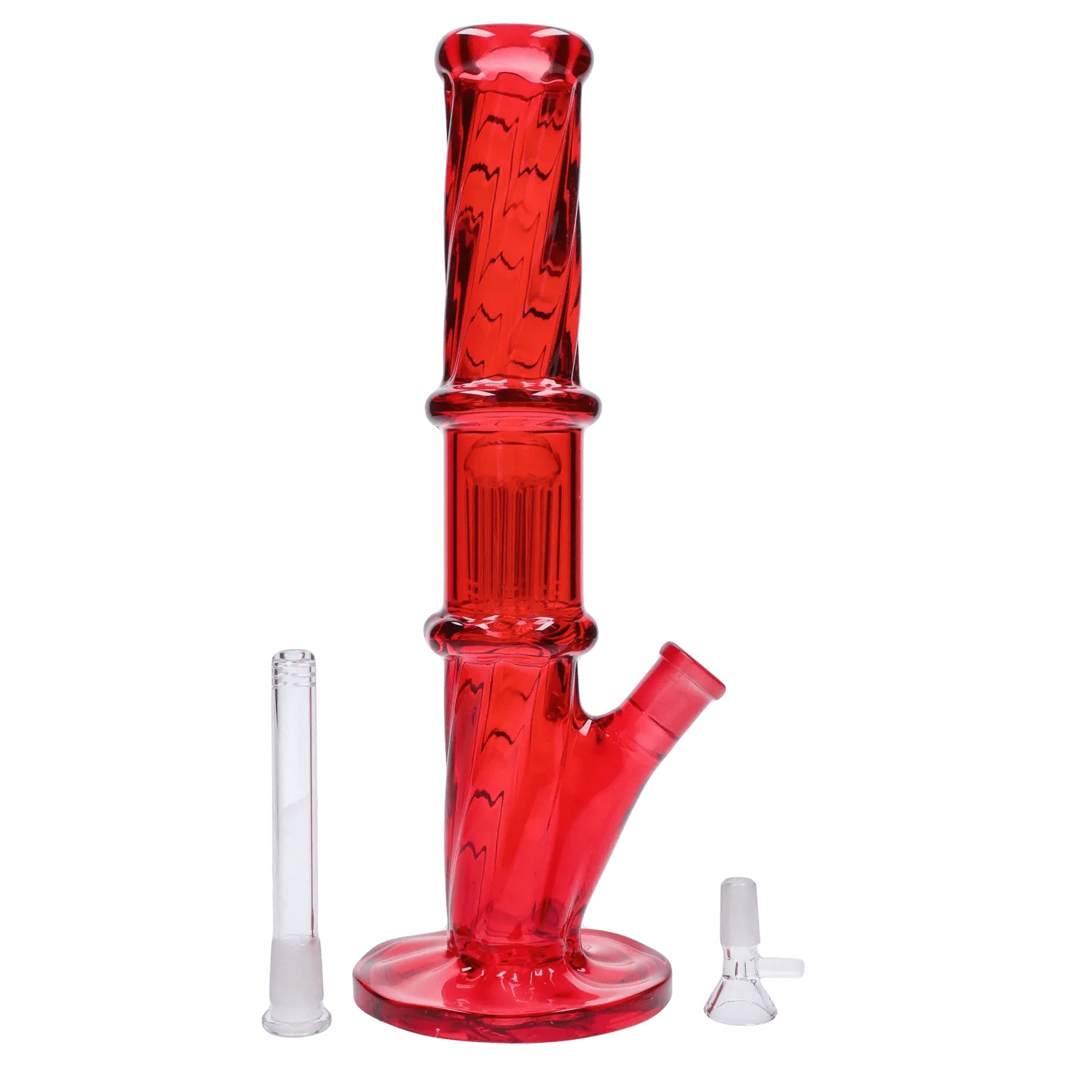 DHC Twisted Straight Tube with Tree Perc