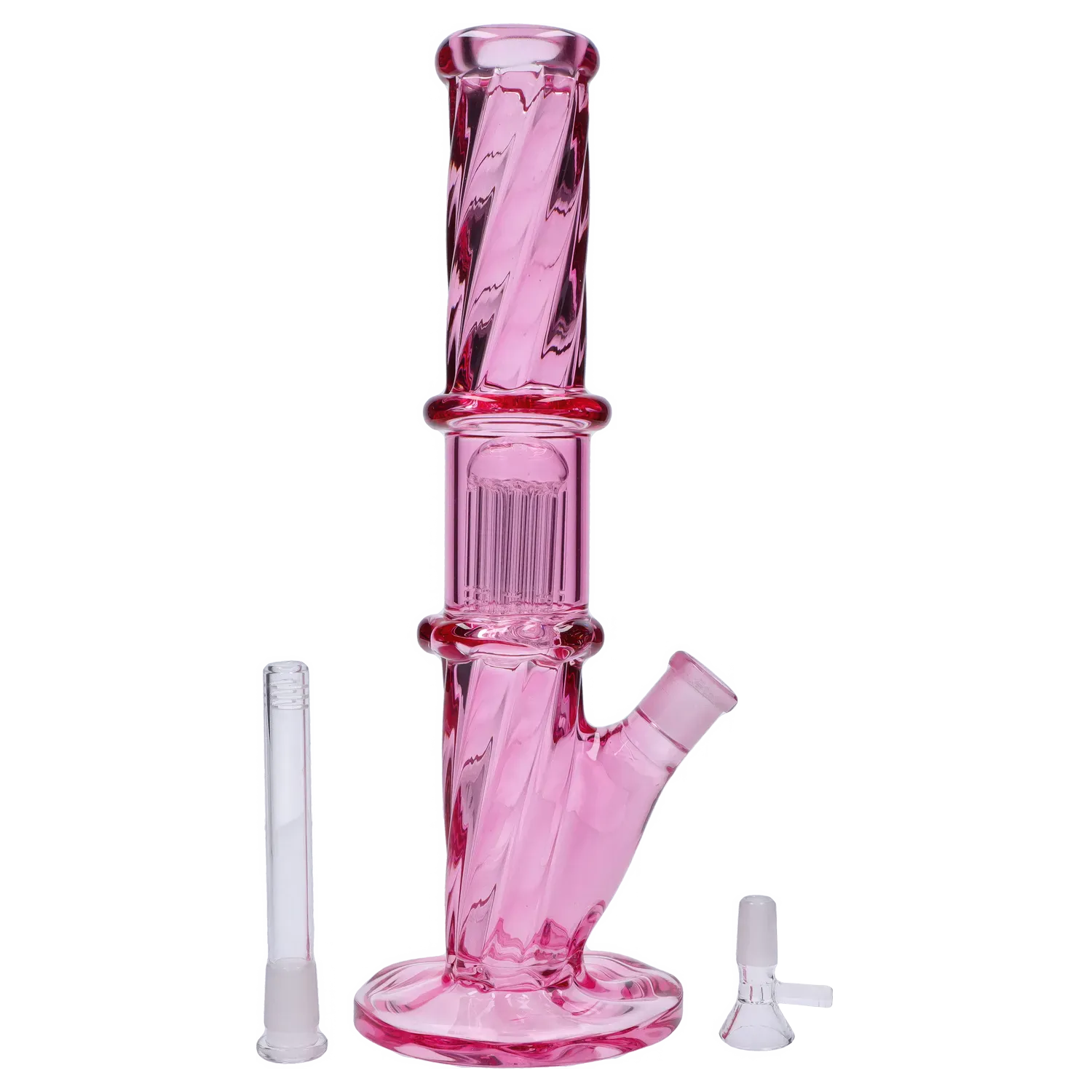 DHC Twisted Straight Tube with Tree Perc