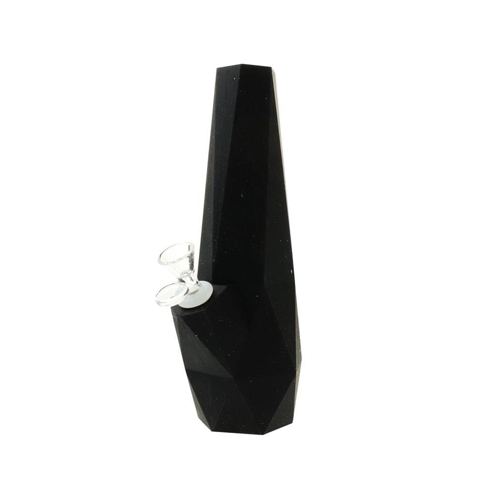 Daily High Club Water Pipe Black Silicone Water Pipe Diamond