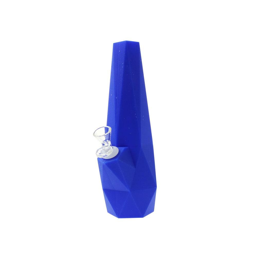 Daily High Club Water Pipe Blue Silicone Water Pipe Diamond