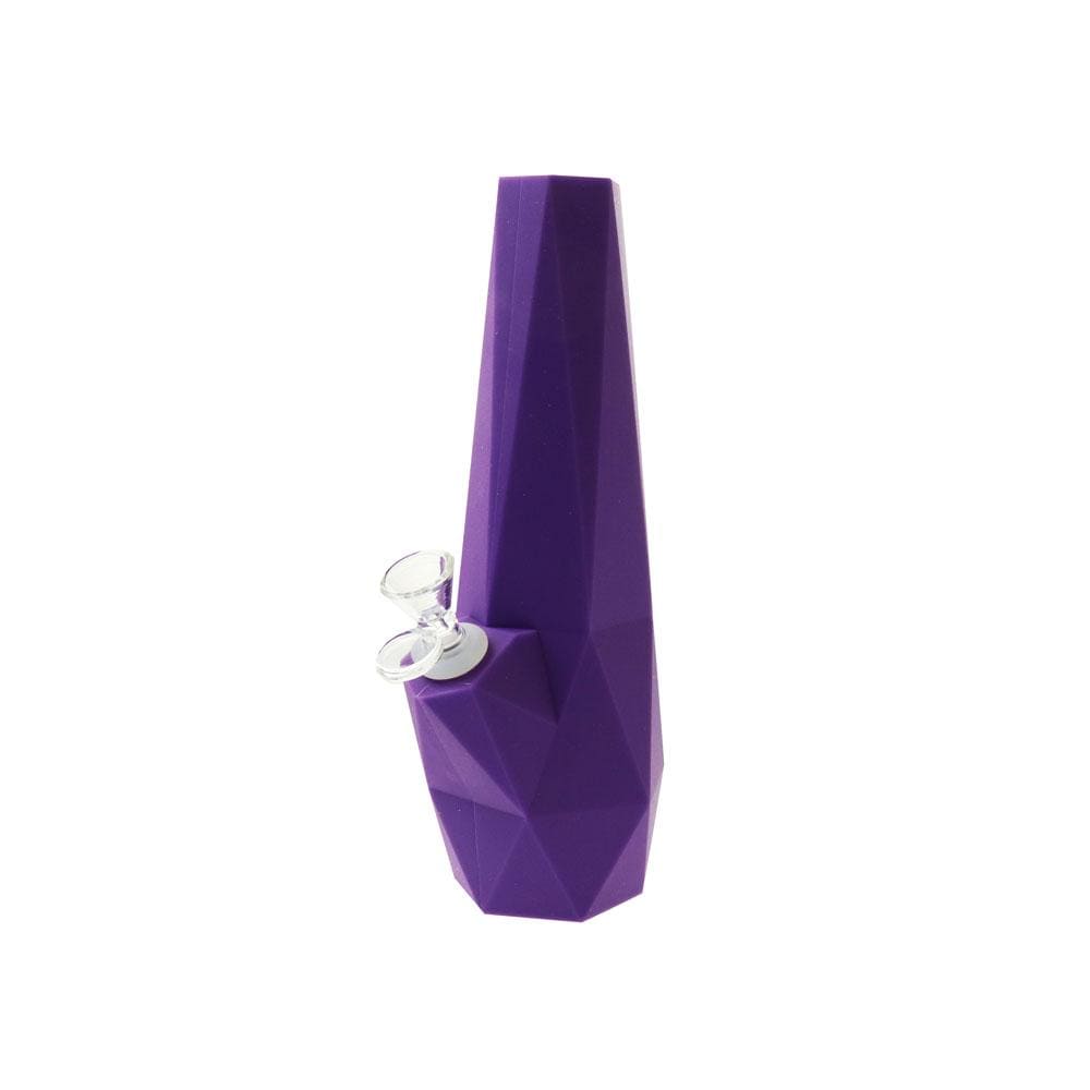 Daily High Club Water Pipe Purple Silicone Water Pipe Diamond