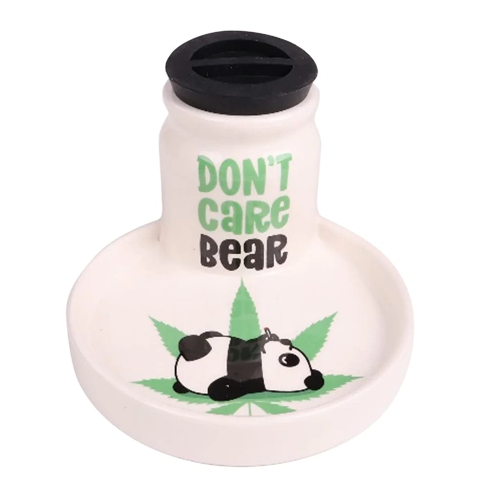 Fujima Ashtray Don't Care Bear Ceramic 2-in-1 Airtight StashTray