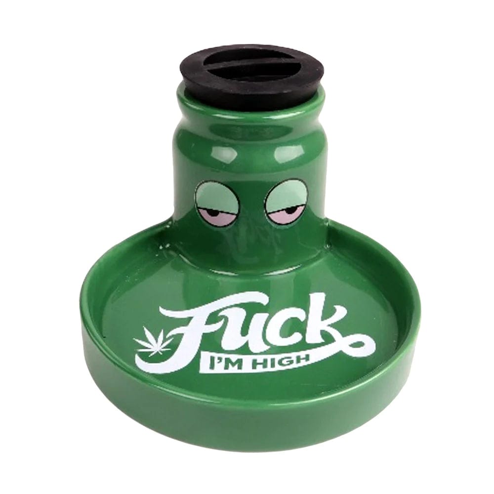 Fujima Ashtray Fuck I'm High Ceramic 2-in-1 Airtight StashTray