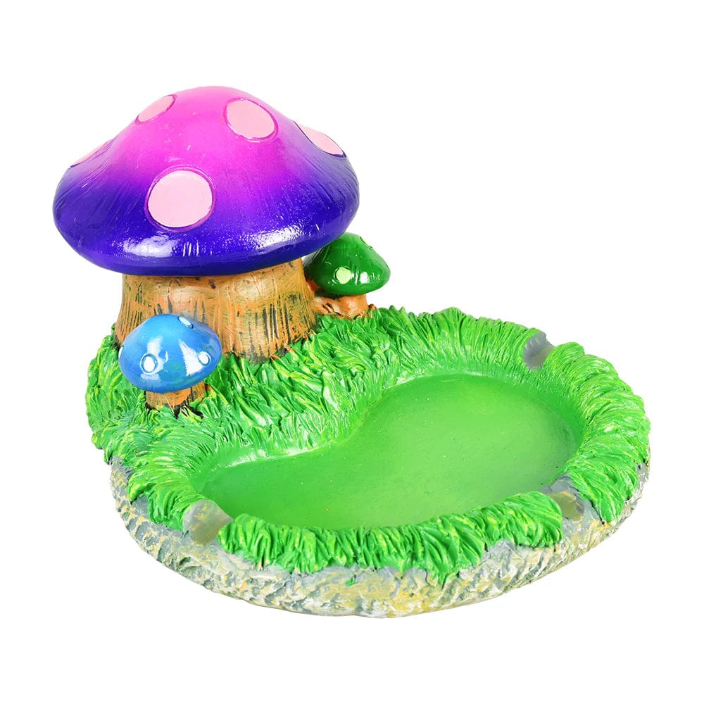 Fujima Ashtray Polyresin Mushroom Ceramic 2-in-1 Airtight StashTray