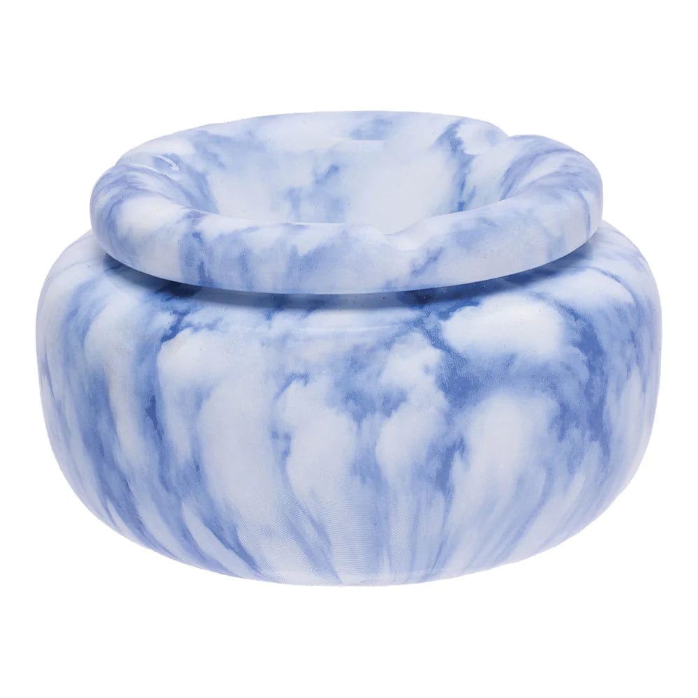 Fujima Ashtray Marble Blue Moroccan Ceramic Ashtray