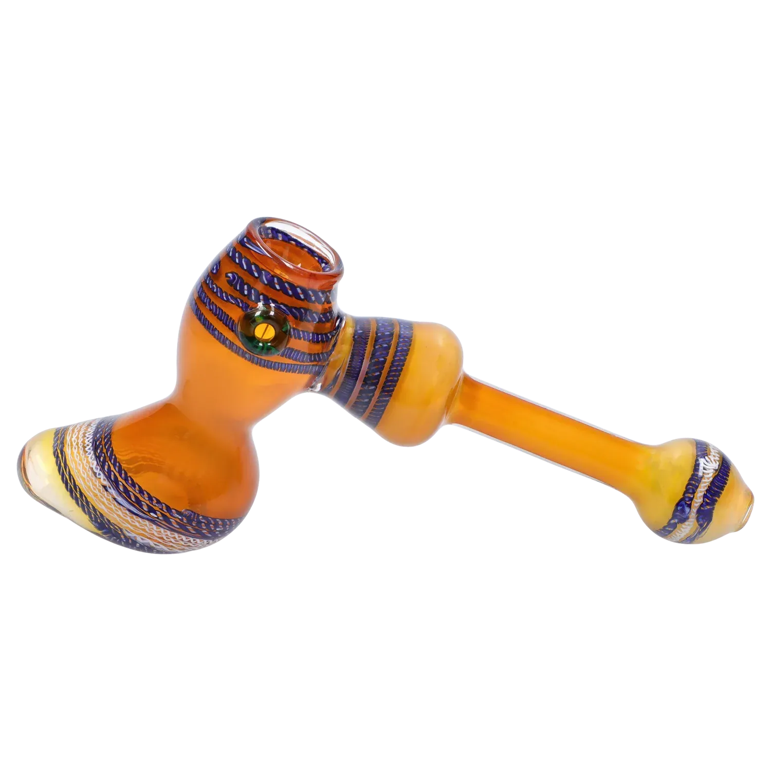 DHC Gold Fume with Locket Hammer Bubbler - 9 in.