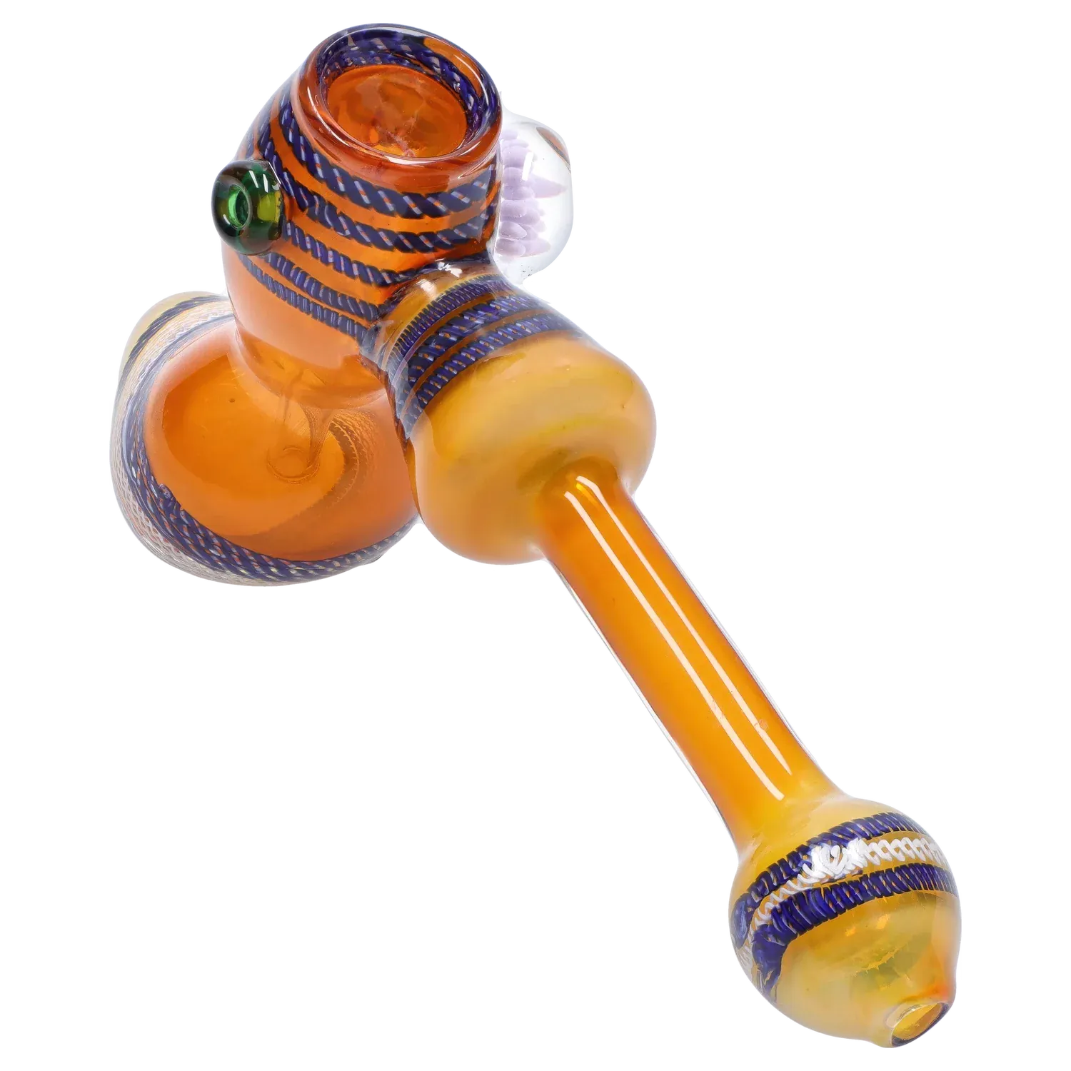 DHC Gold Fume with Locket Hammer Bubbler - 9 in.