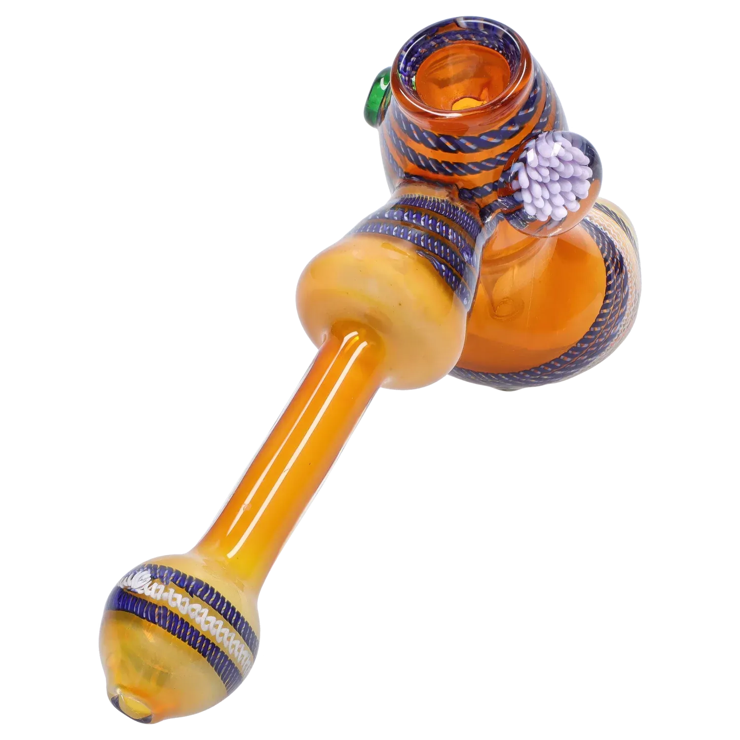 DHC Gold Fume with Locket Hammer Bubbler - 9 in.