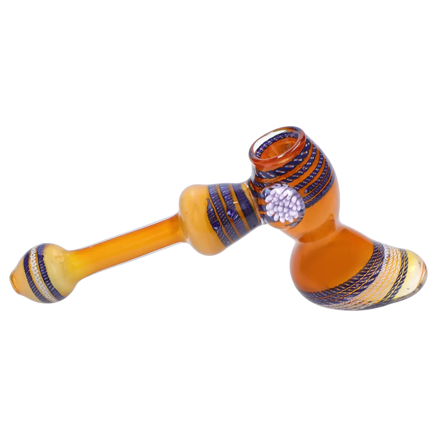 DHC Gold Fume with Locket Hammer Bubbler - 9 in.