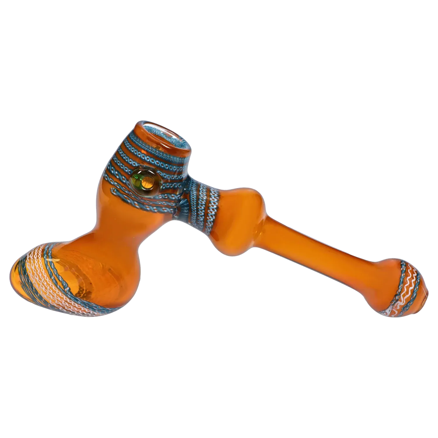 DHC Gold Fume with Locket Hammer Bubbler - 9 in.