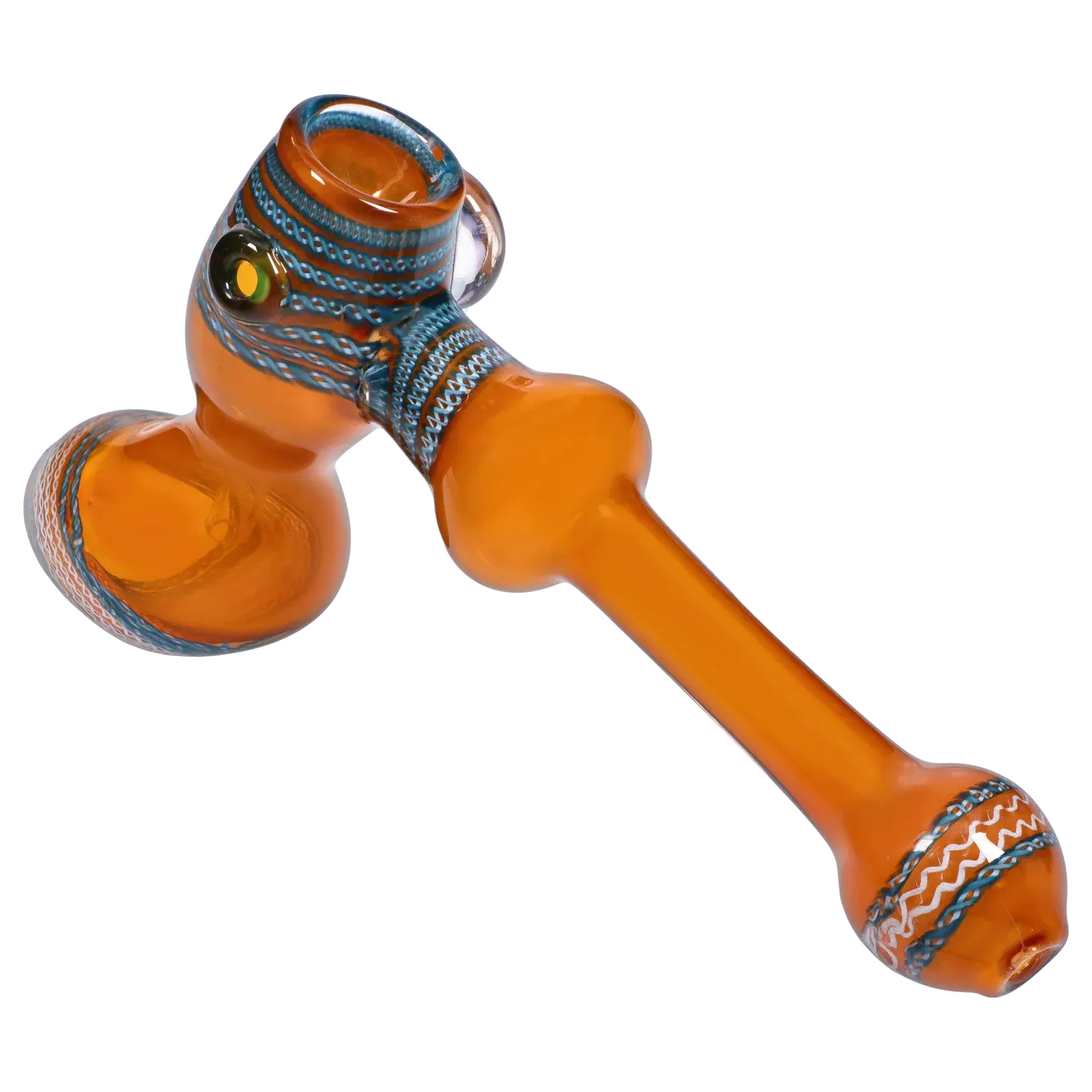 DHC Gold Fume with Locket Hammer Bubbler - 9 in.