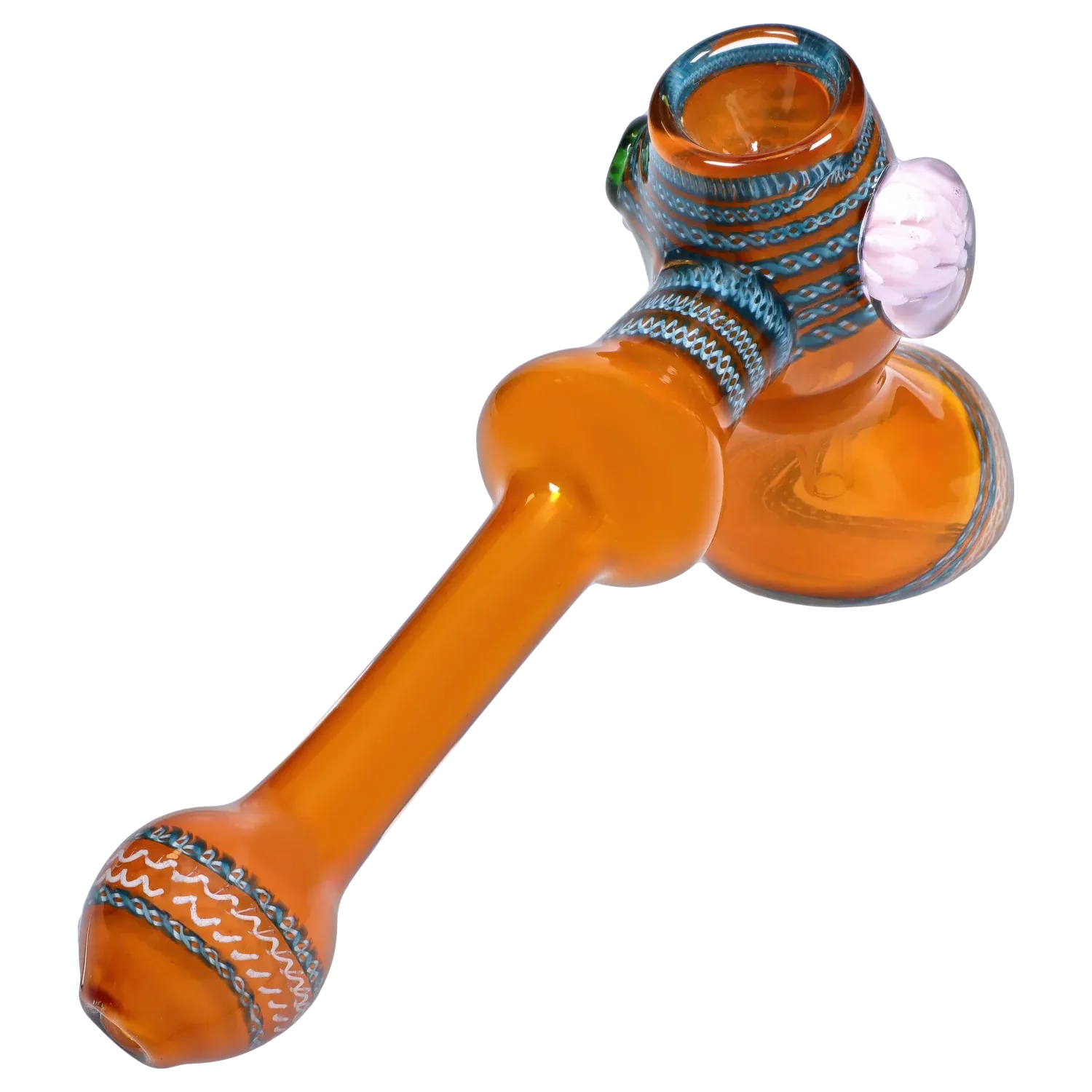 DHC Gold Fume with Locket Hammer Bubbler - 9 in.