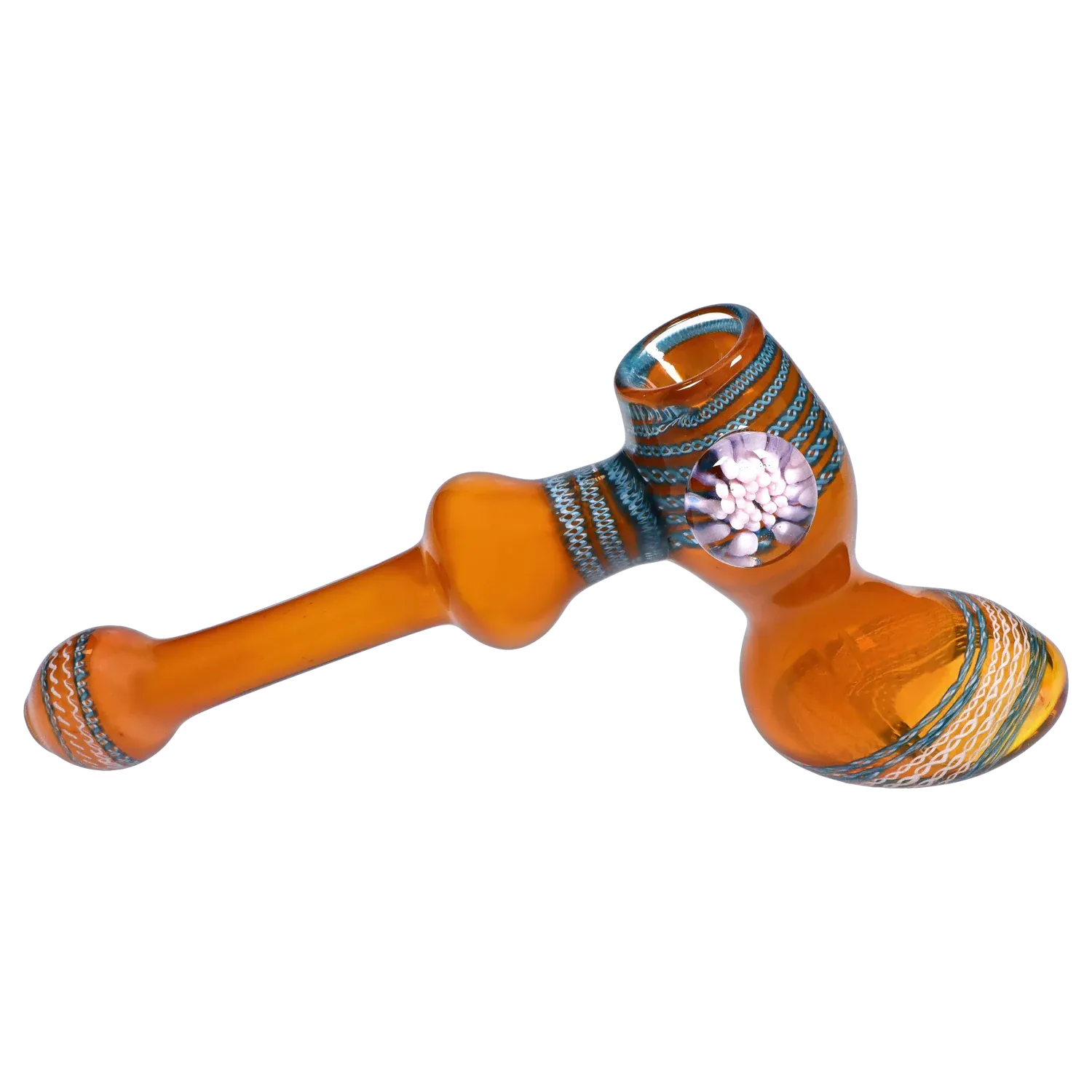 DHC Gold Fume with Locket Hammer Bubbler - 9 in.