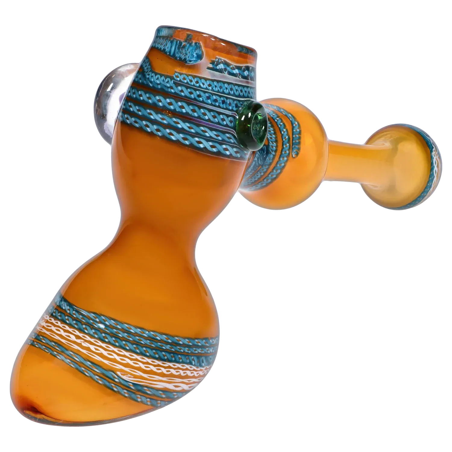 DHC Gold Fume with Locket Hammer Bubbler - 9 in.